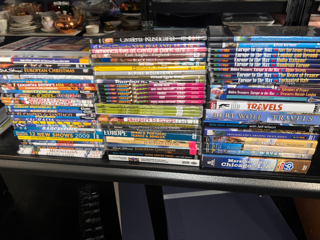 Huge bundle of over 70 Scenery and Travel DVDs