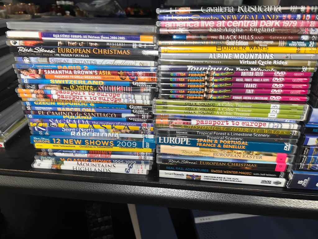 Huge bundle of over 70 Scenery and Travel DVDs