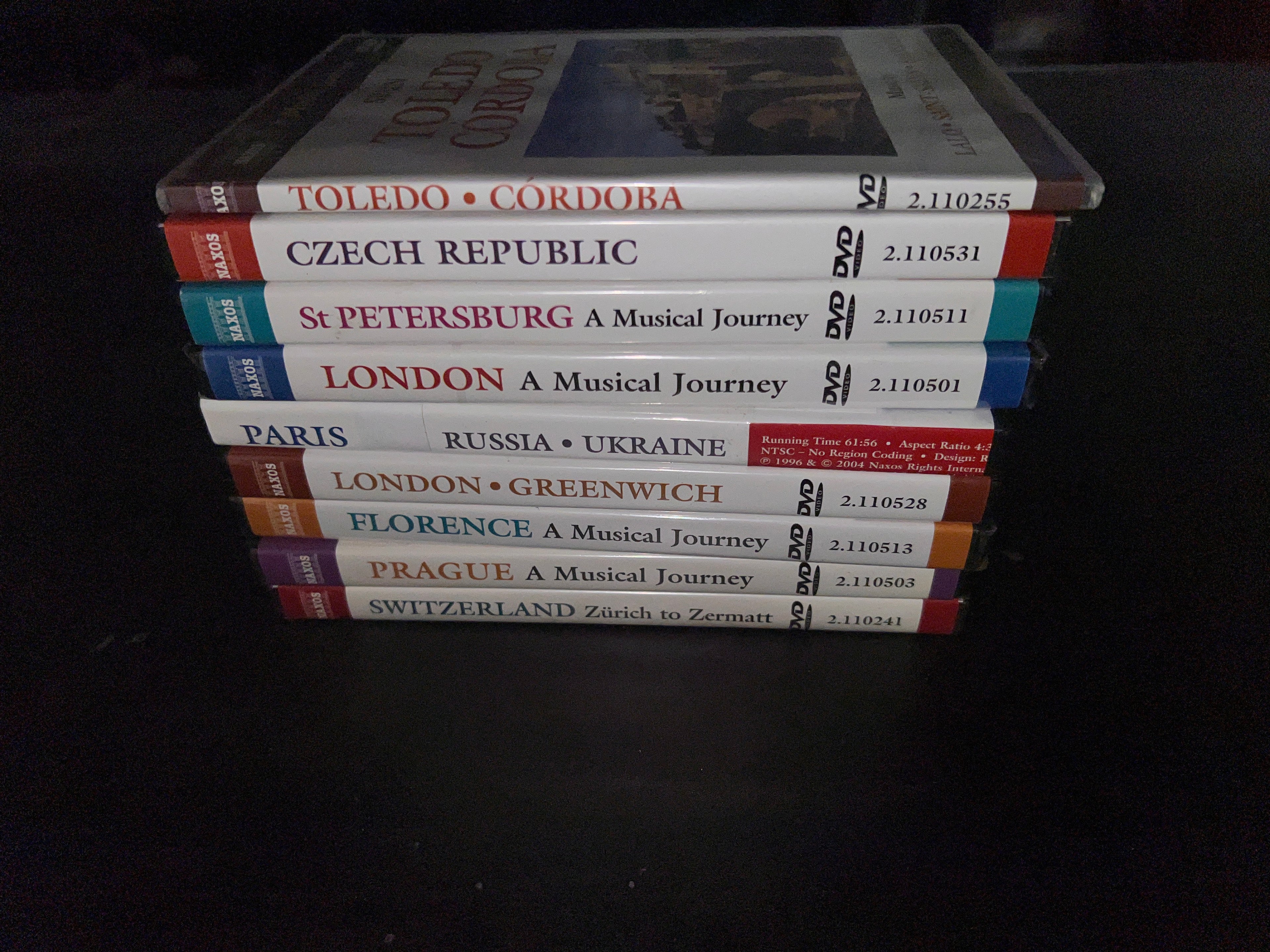 Bundle of Naxos Musical Journey DVDs rare 9 total