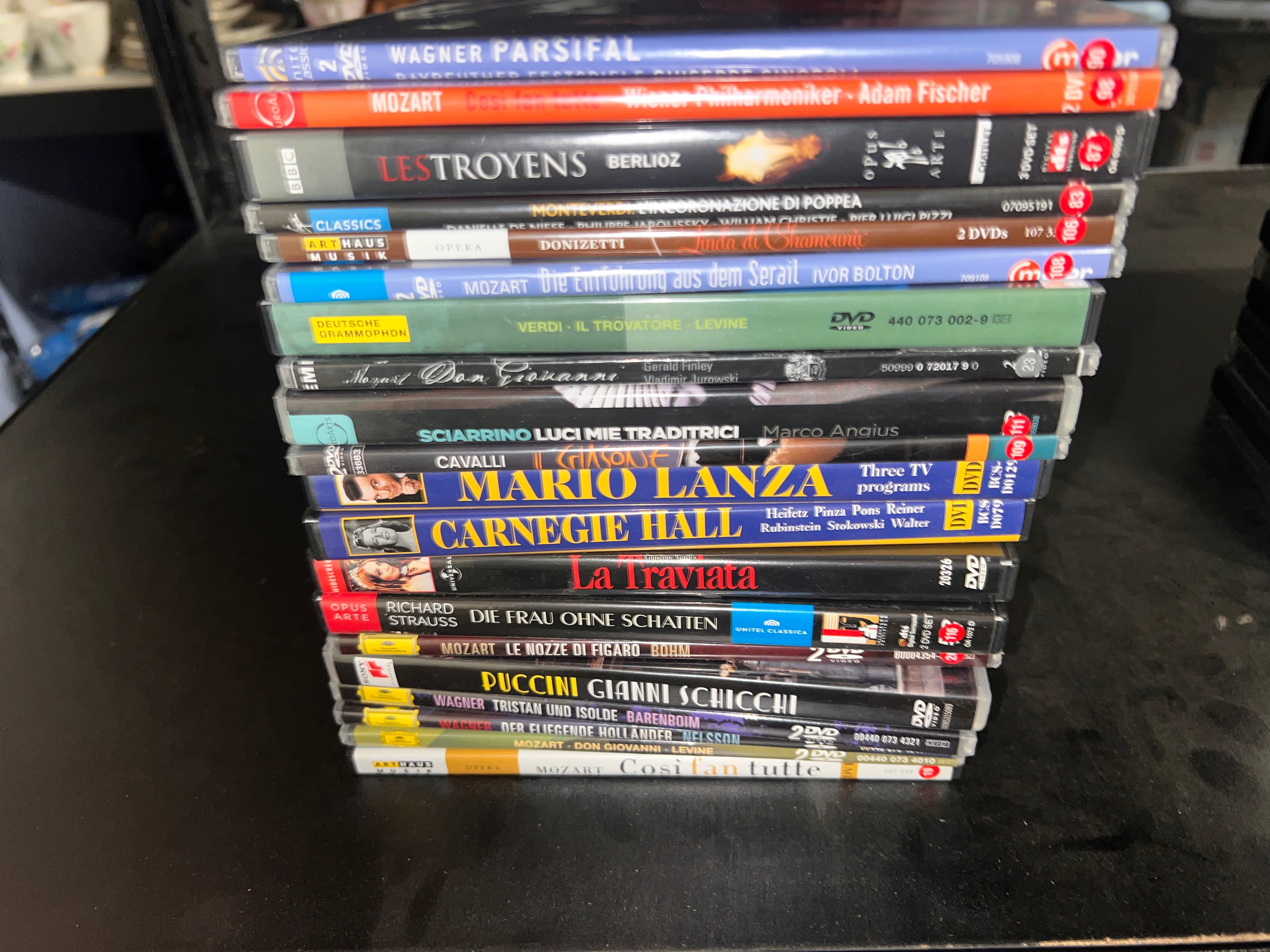 Large Bundle of Rare Opera DVDs Mozart Straus wagner and more!  20 total!