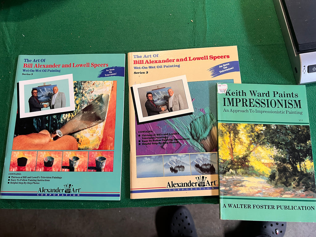 Bundle of 3 art books Bill Alexander Keith Ward Oil Painting