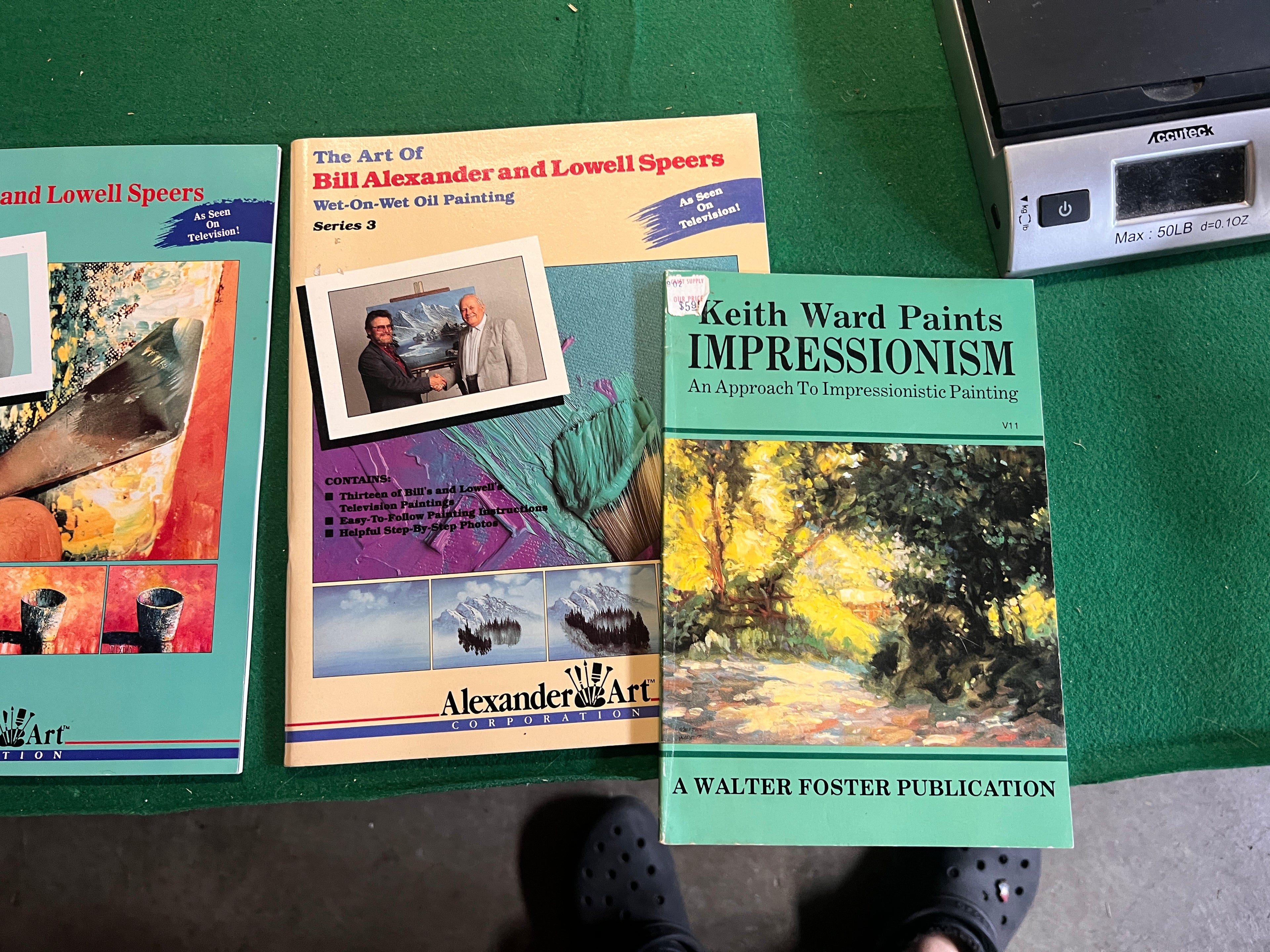 Bundle of 3 art books Bill Alexander Keith Ward Oil Painting