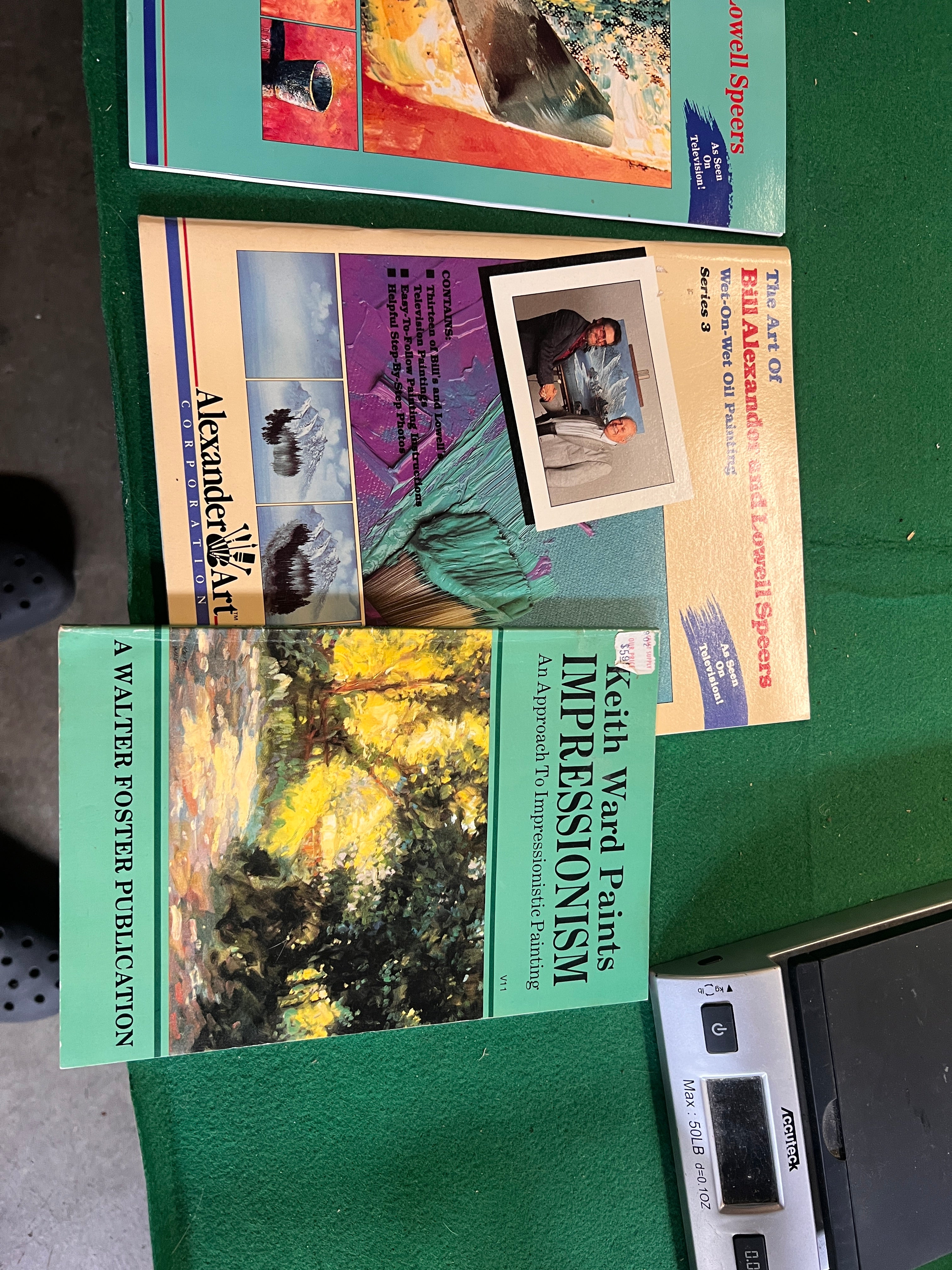 Bundle of 3 art books Bill Alexander Keith Ward Oil Painting