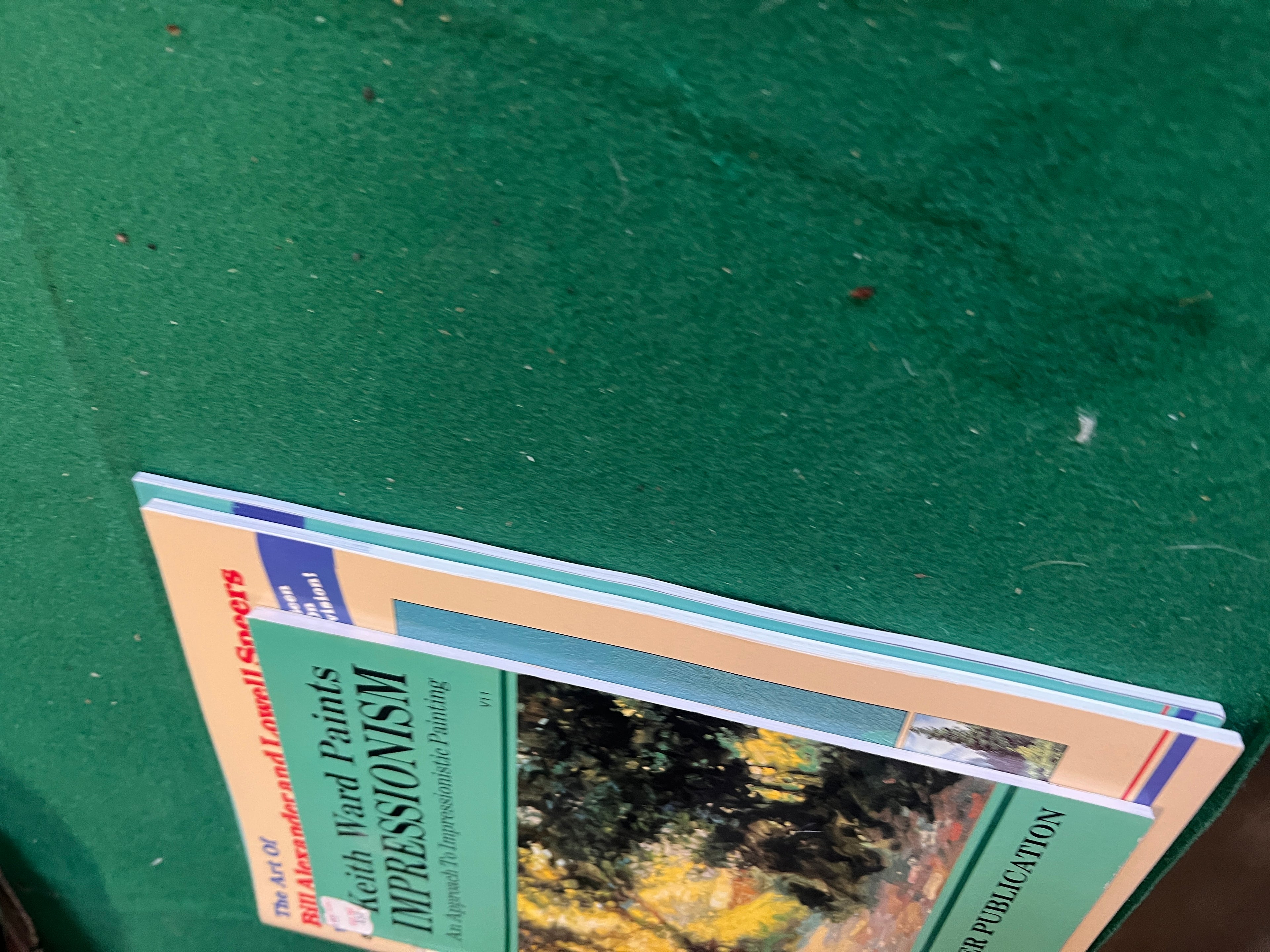 Bundle of 3 art books Bill Alexander Keith Ward Oil Painting