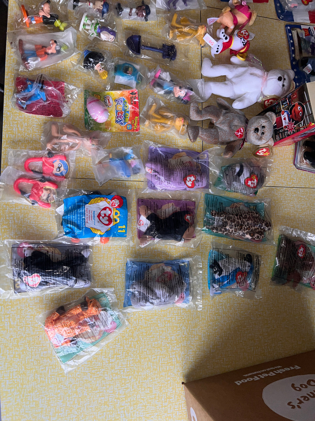 Bundle lot of Beanie Babies and Happy Meal Vintage Toys over 40+