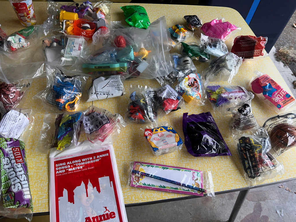 Fast food and Happy Meal Vintage Toys over 40+ Sealed and new