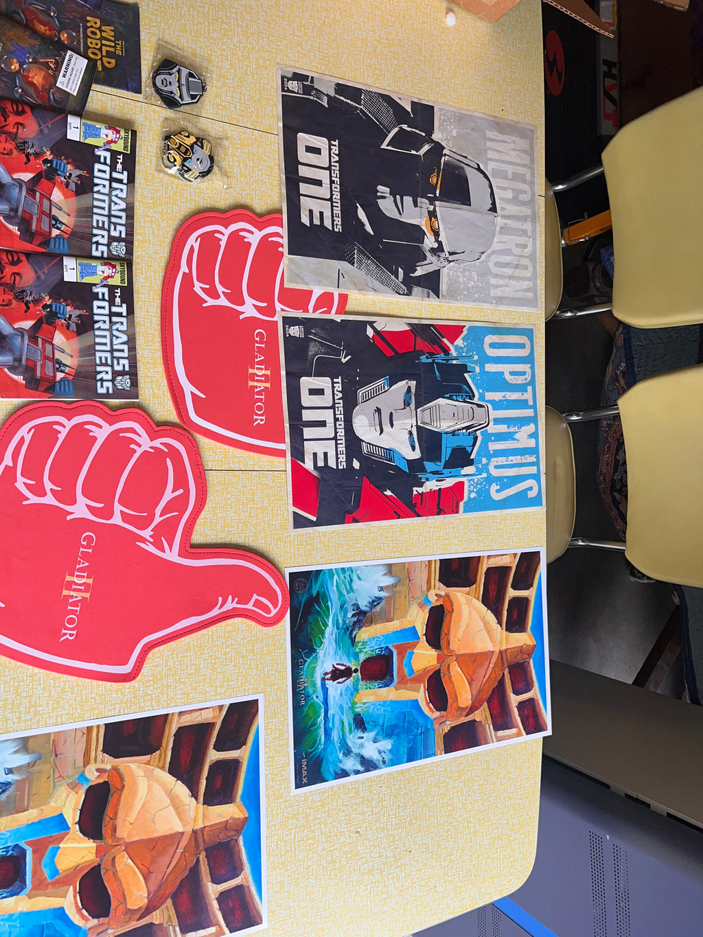 AMC Exclusive Fan Bundle Transformers One Wild Robot Gladiator 2!