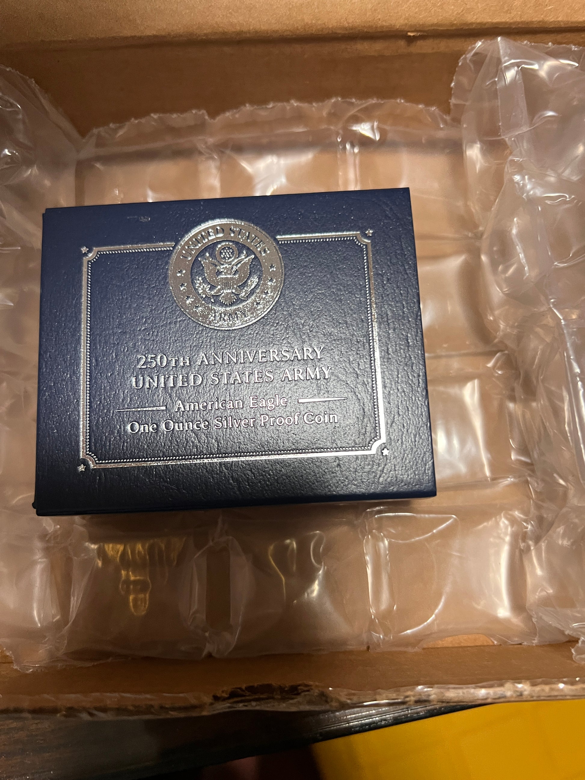 250th Anniversary U.S. Army American Eagle One Ounce Silver Proof Coin
