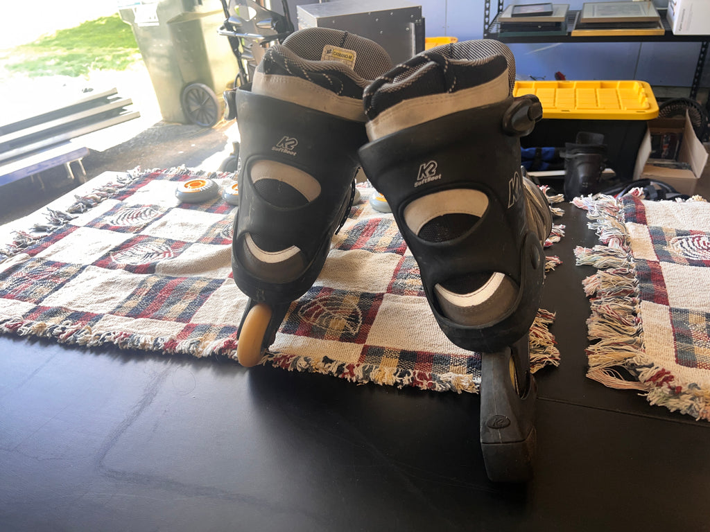 K2 CAMANO-M Carbon Rollerblades Inline Skates Men's US 12 with K2 Mod wheels