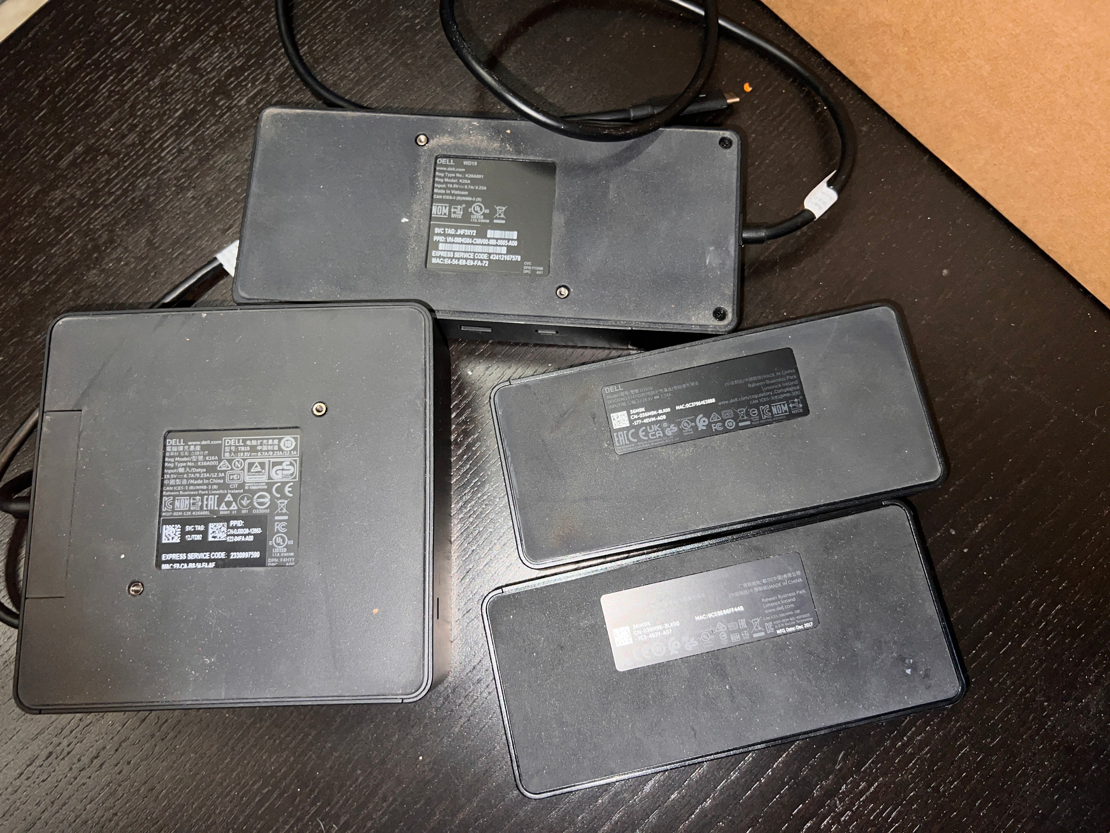 Dell Docking Station 4k D3100 WD19 TB15 and power supply bundle!