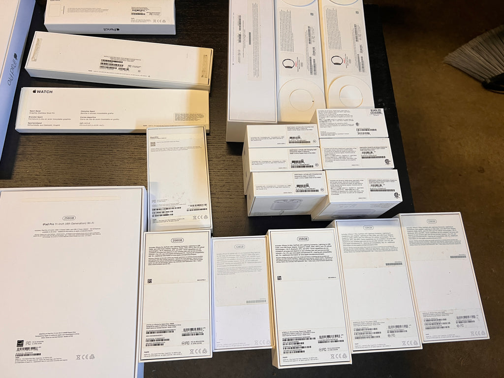 Bundle lot of Apple Product Boxes Huge lot Apple watch iphone ipad pencil mouse