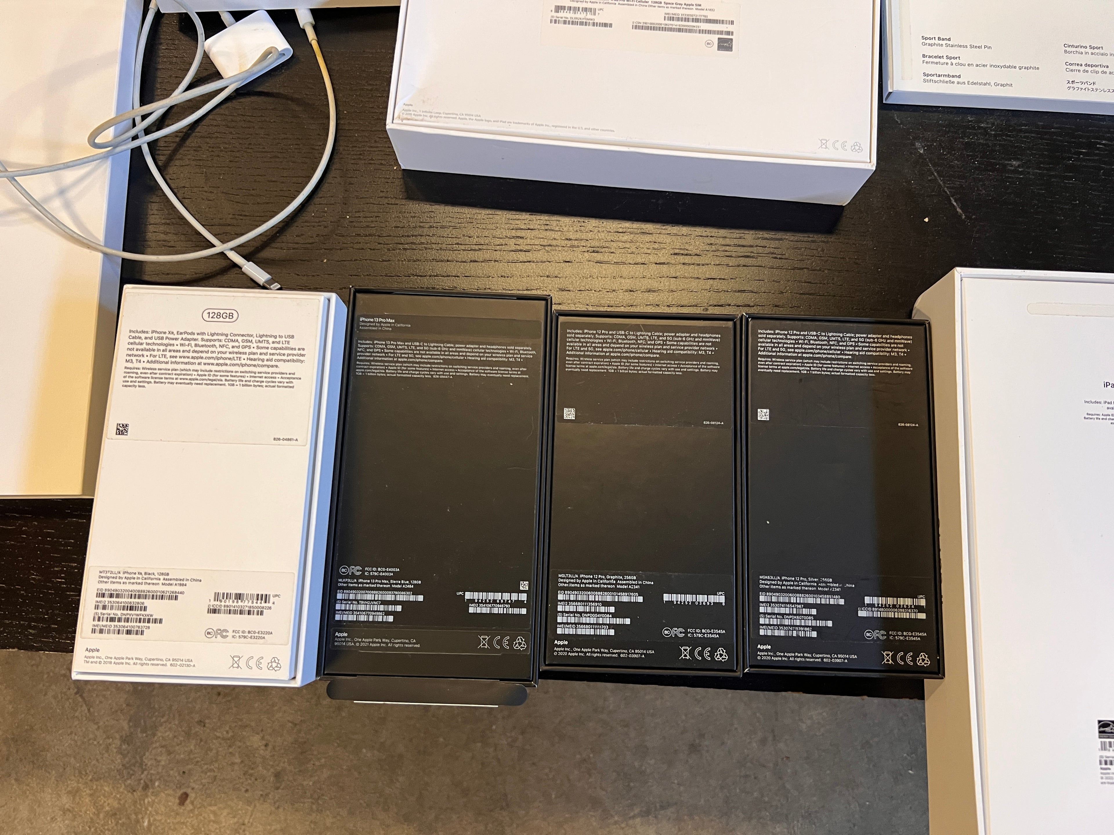 Bundle lot of Apple Product Boxes Huge lot Apple watch iphone ipad pencil mouse