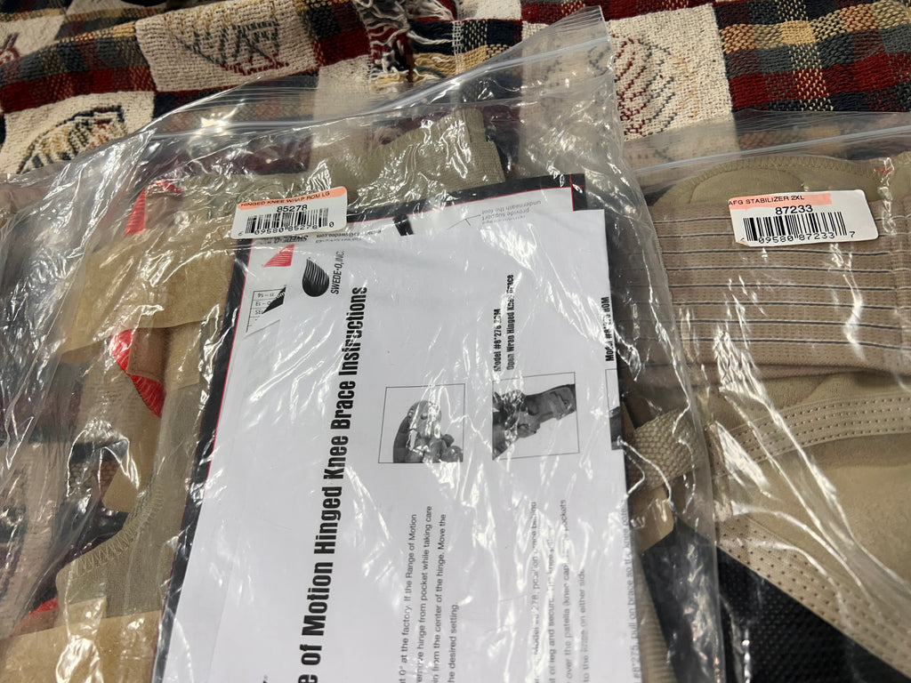 Thermoskin lot of new braces