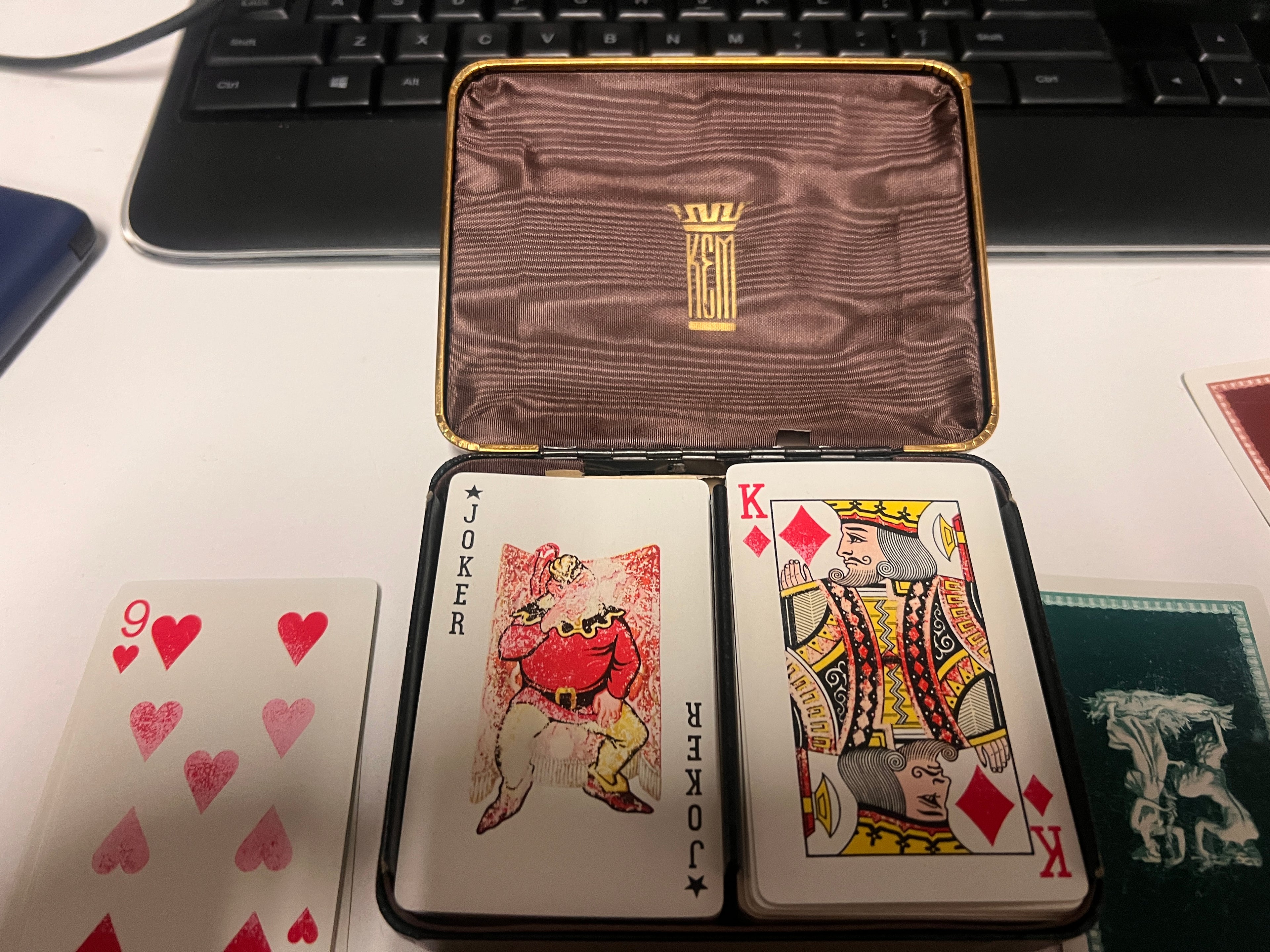 Antique KEM Playing Cards Bundle of 2