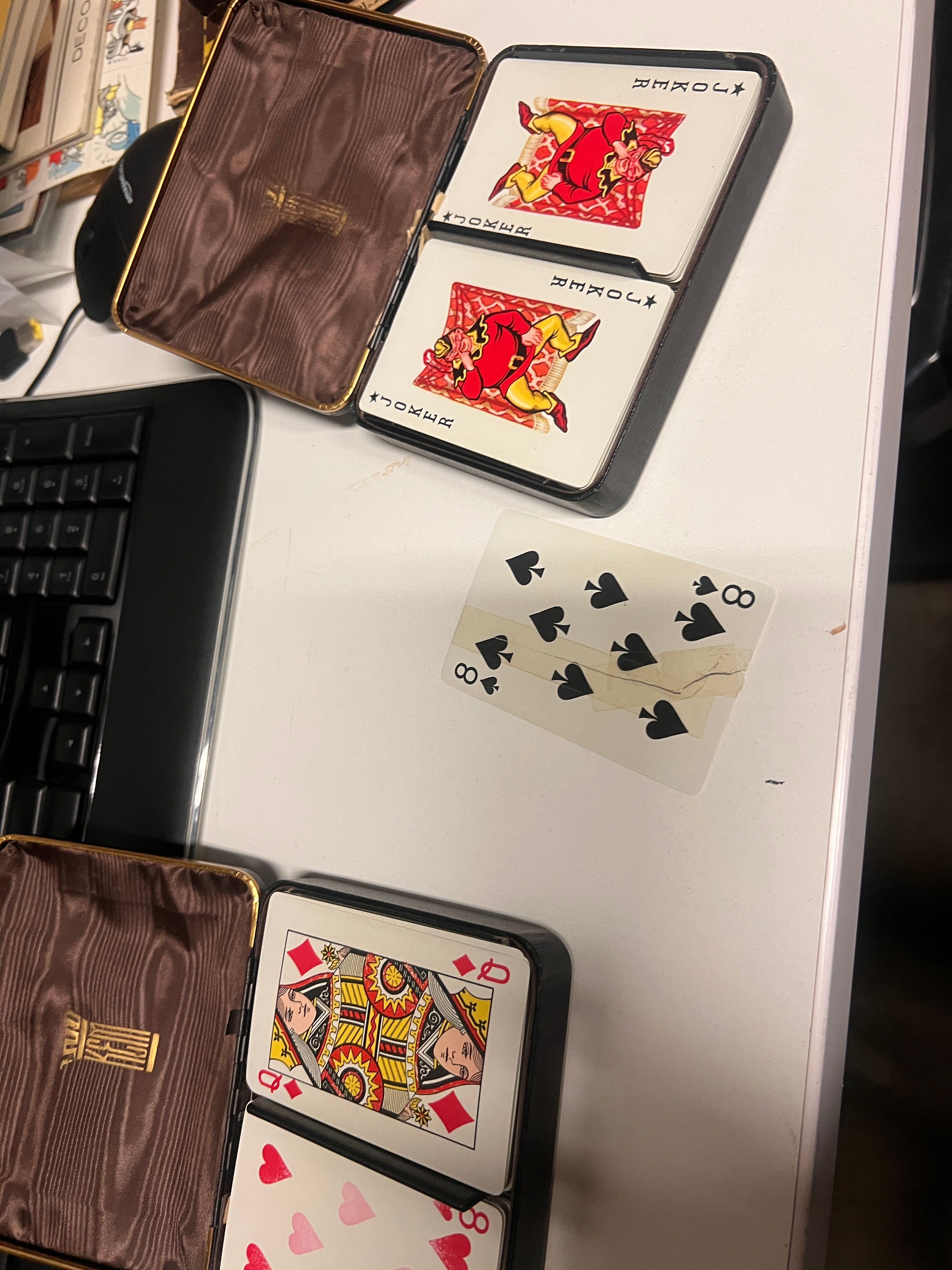 Antique KEM Playing Cards Bundle of 2