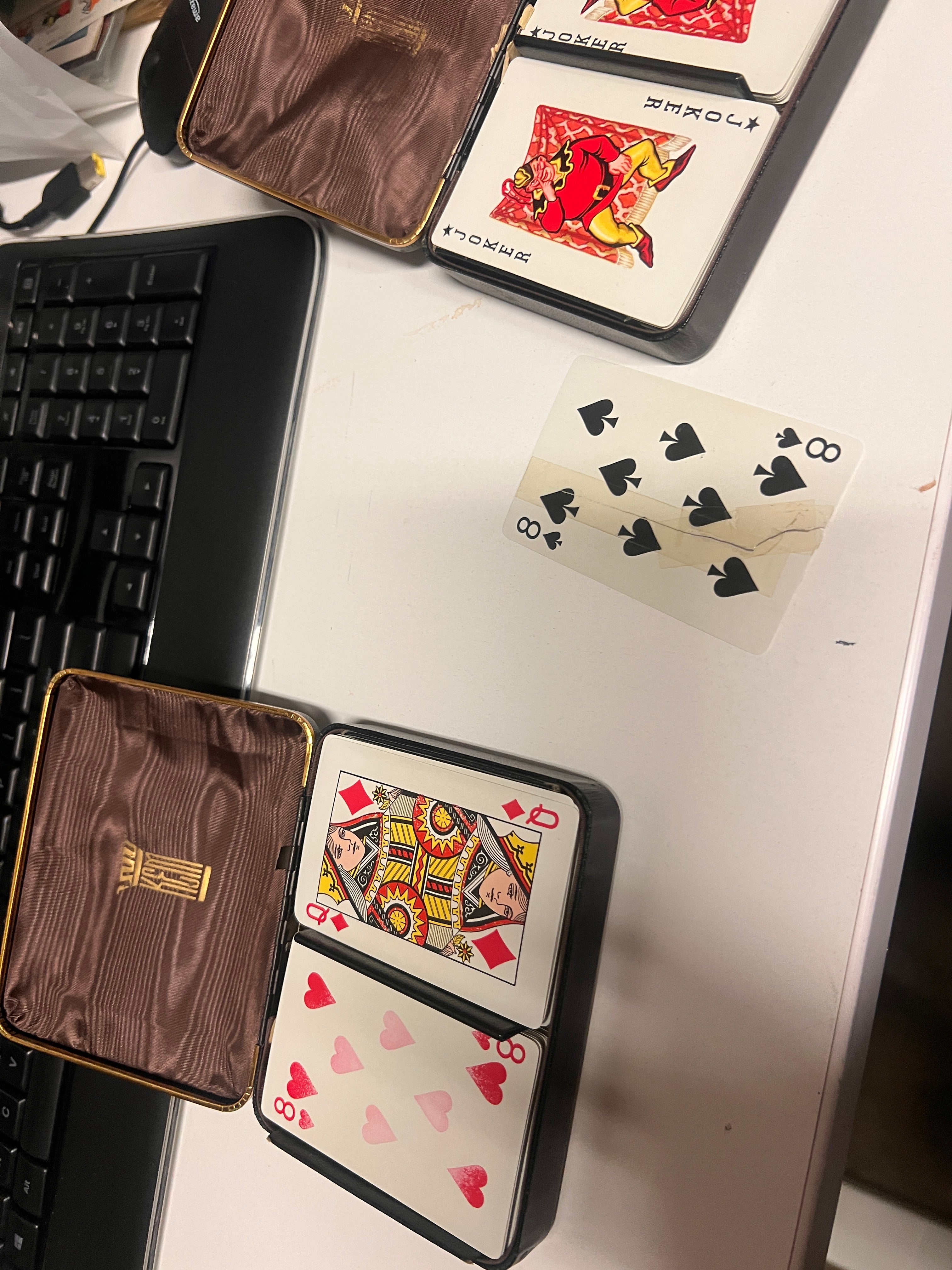 Antique KEM Playing Cards Bundle of 2