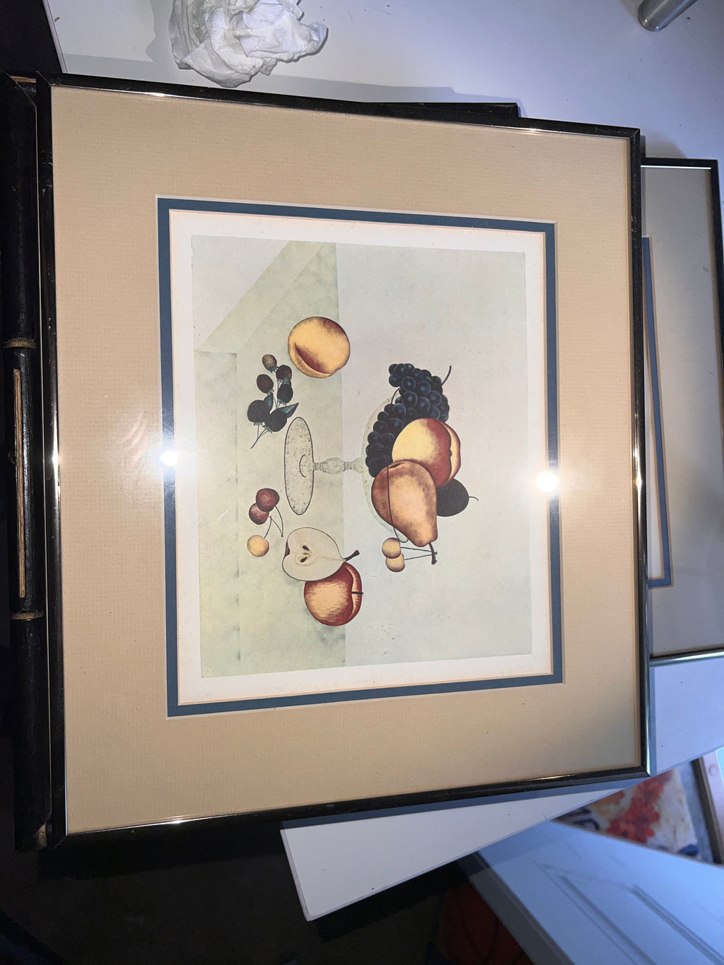 Emma Cady “Still Life” Folk Art Print – Abby Aldrich Rockefeller Collection