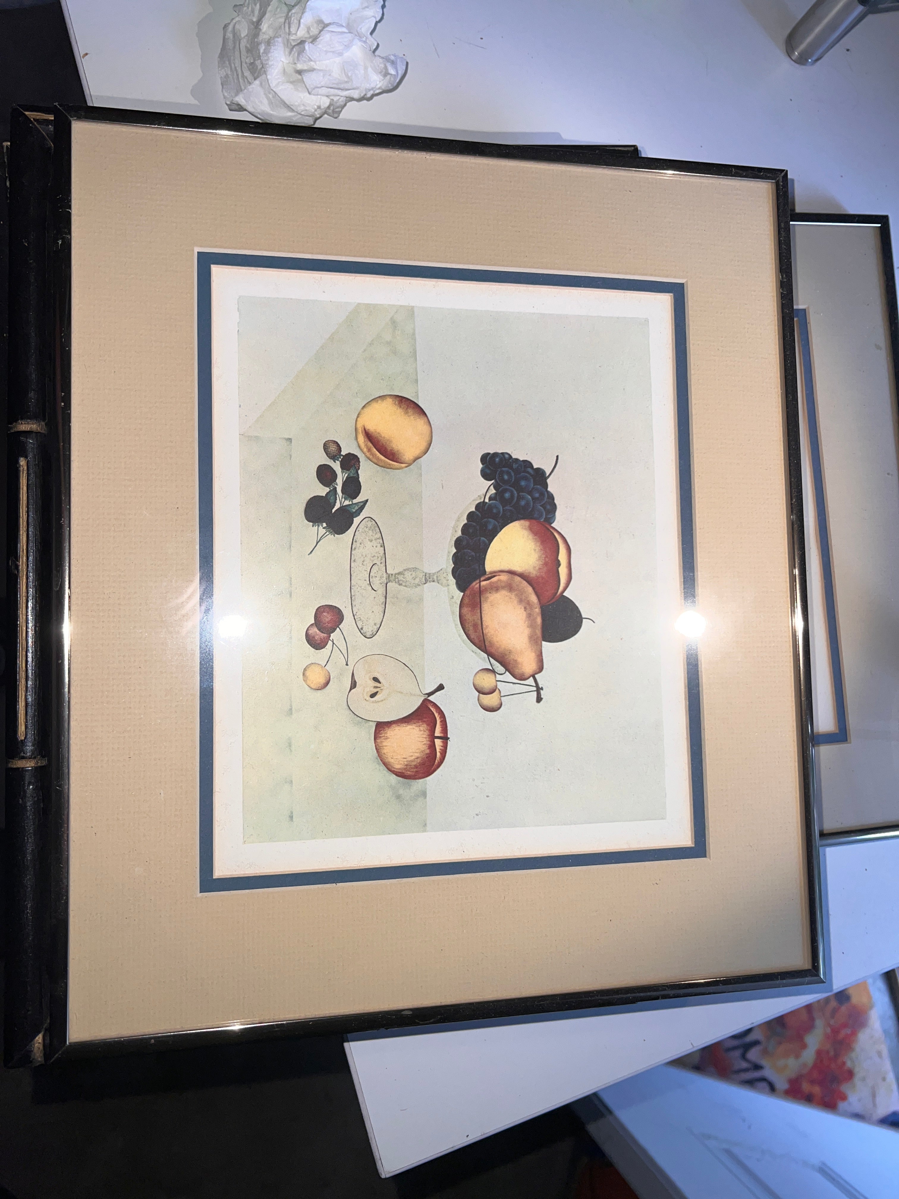 Emma Cady “Still Life” Folk Art Print – Abby Aldrich Rockefeller Collection
