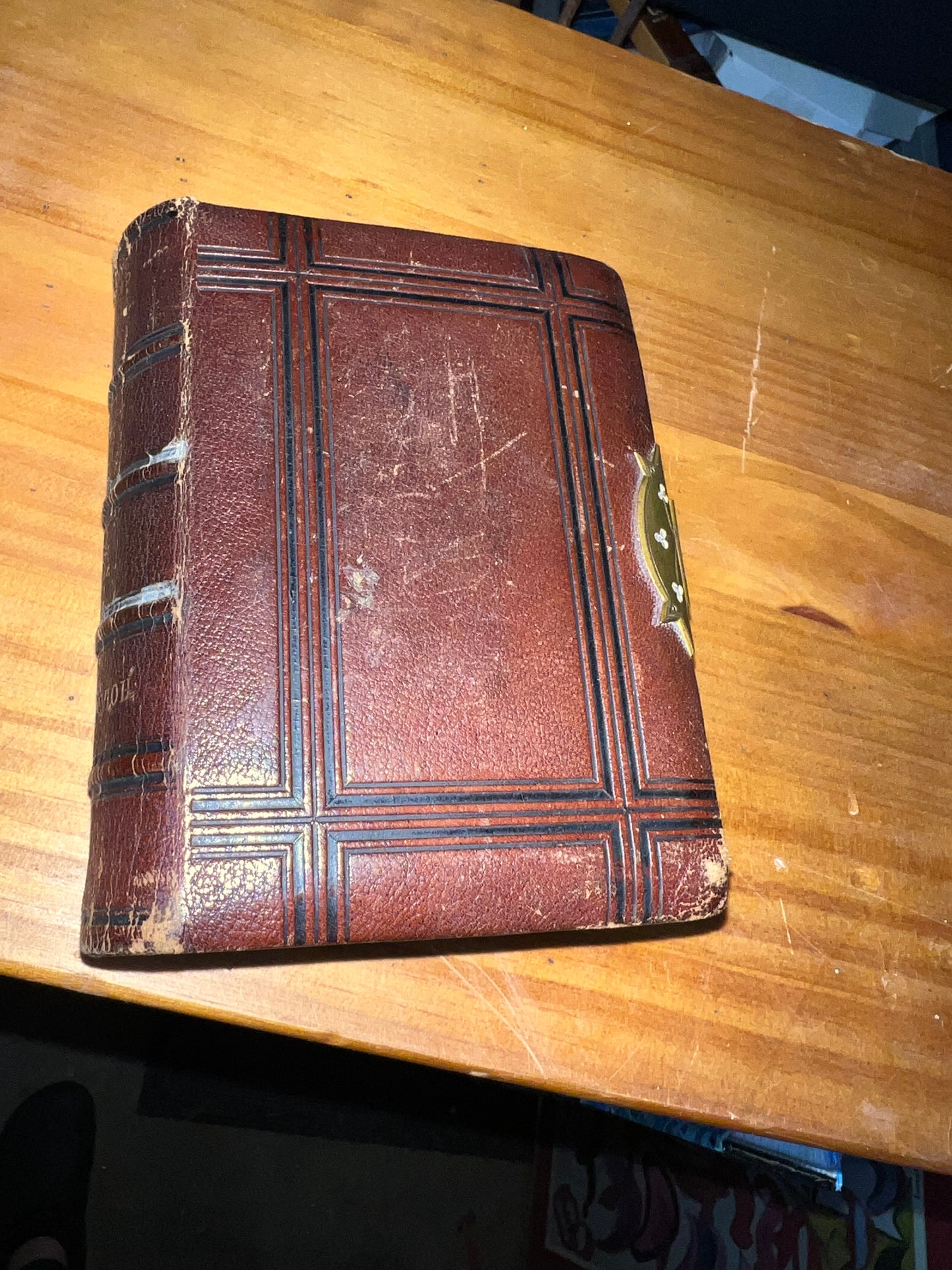 Antique Holy Bible 1879 Old and New Testaments Oxford