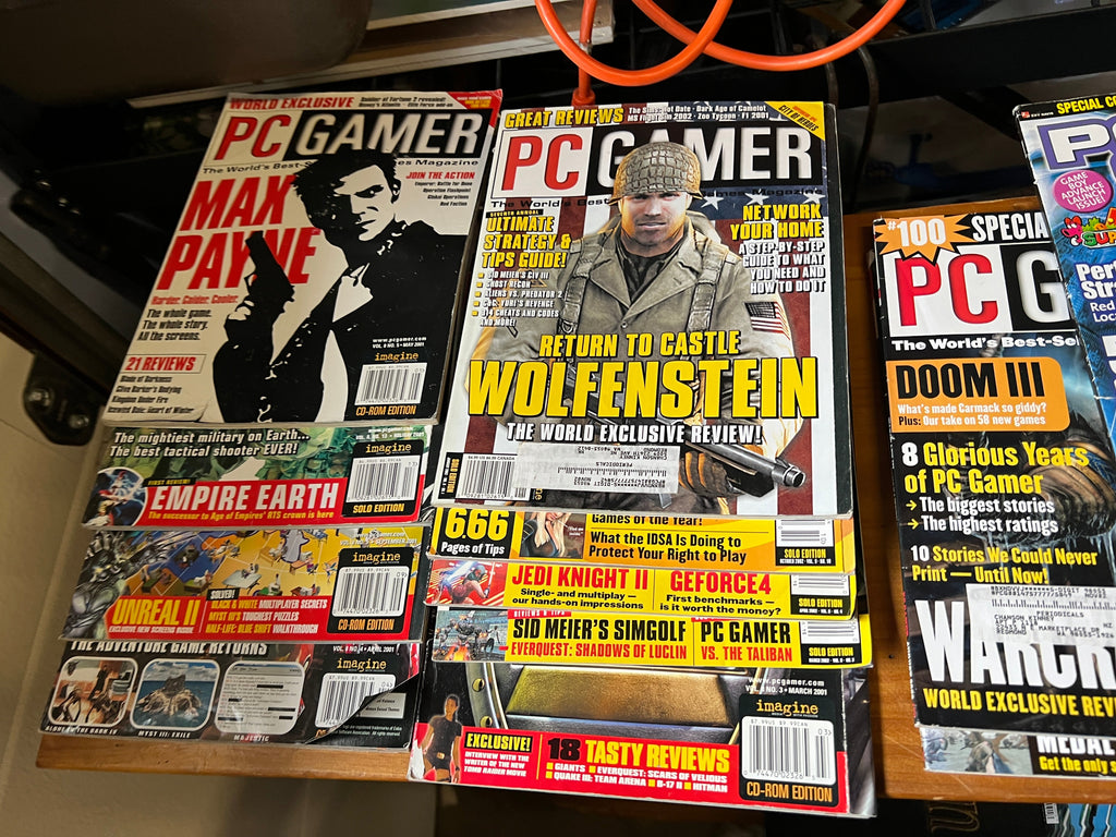 PC Gamer magazines and X-Files classic Mags!