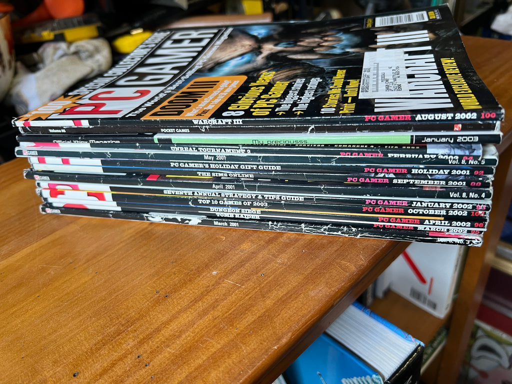 PC Gamer magazines and X-Files classic Mags!