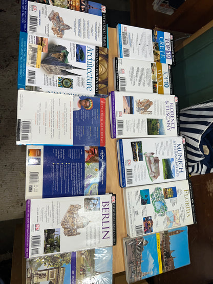 Bundle of Eyewitness Travel books and some extras!  15 books!