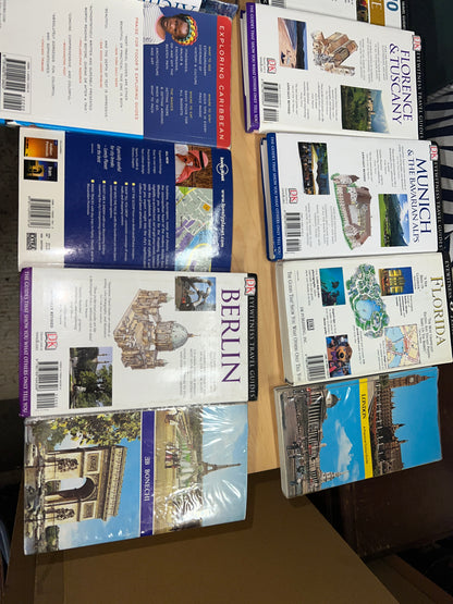 Bundle of Eyewitness Travel books and some extras!  15 books!