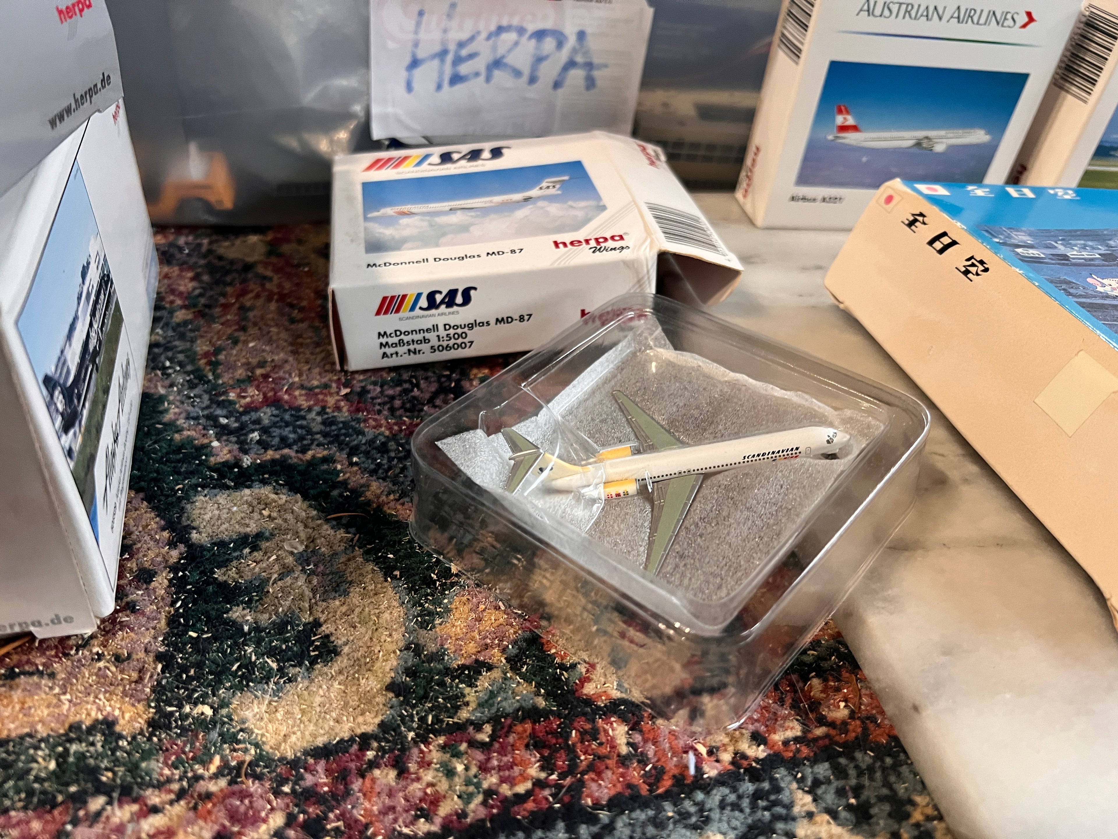 Huge Bundle of Herpa Model Airplanes 1:500 rare Pocket Monsters Concorde