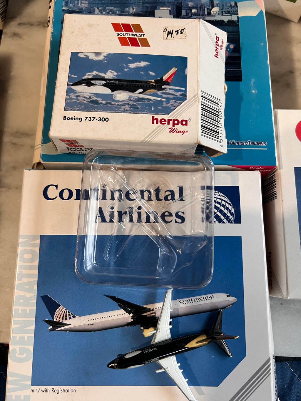 Huge Bundle of Herpa Model Airplanes 1:500 rare Pocket Monsters Concorde
