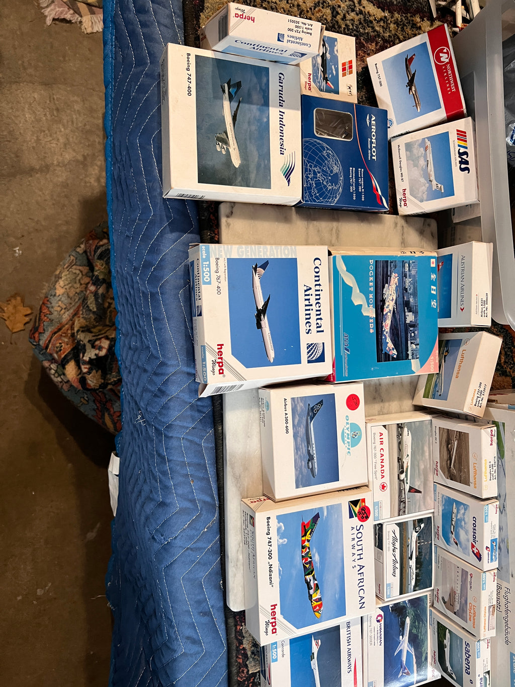 Huge Bundle of Herpa Model Airplanes 1:500 rare Pocket Monsters Concorde