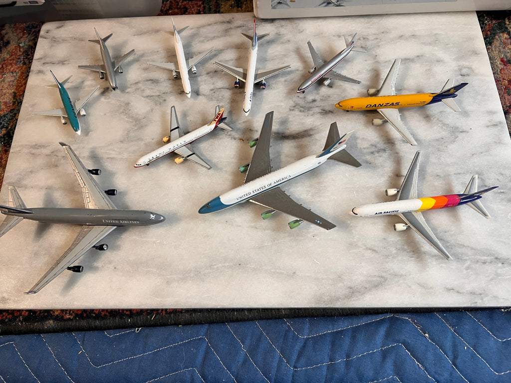 Bundle of Herpa Model Airplanes 1:500 rare 10 total