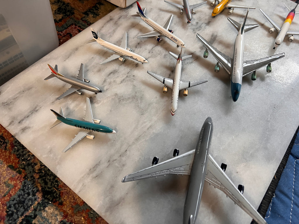 Bundle of Herpa Model Airplanes 1:500 rare 10 total