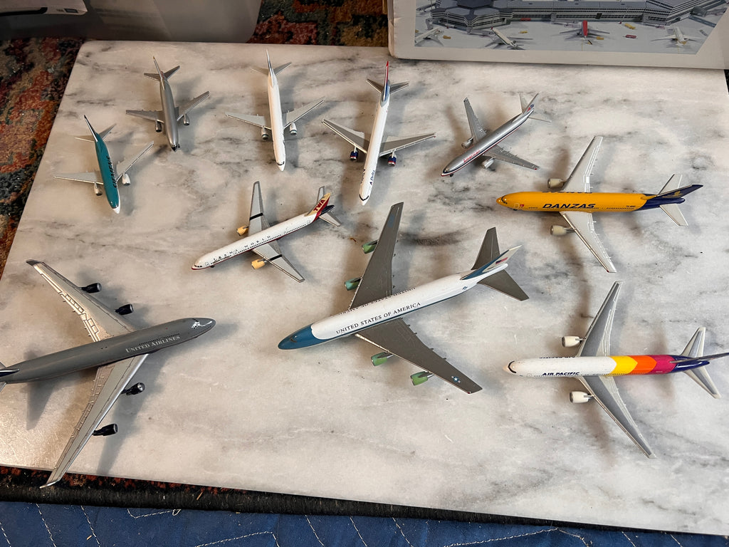 Bundle of Herpa Model Airplanes 1:500 rare 10 total