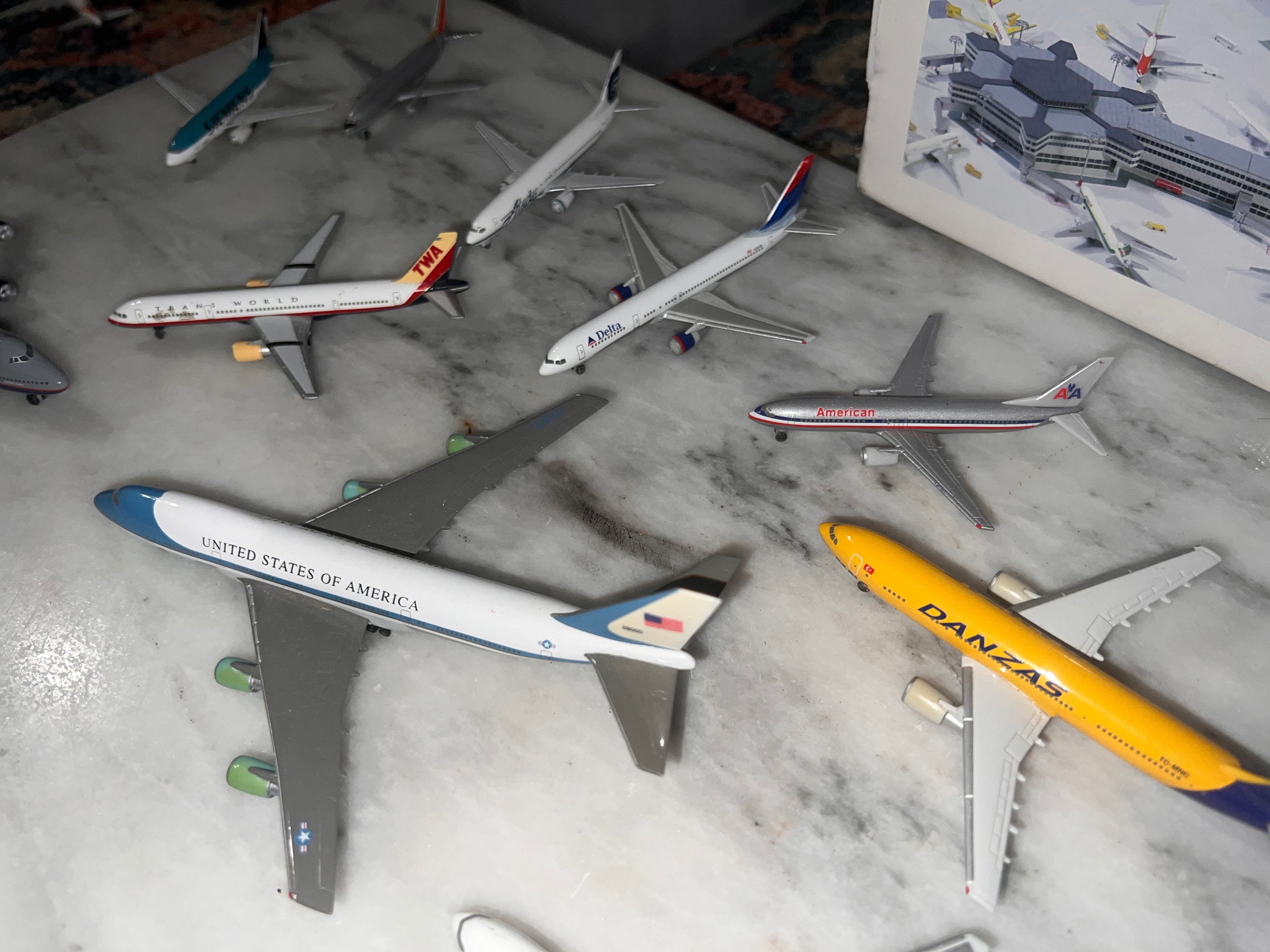 Bundle of Herpa Model Airplanes 1:500 rare 10 total