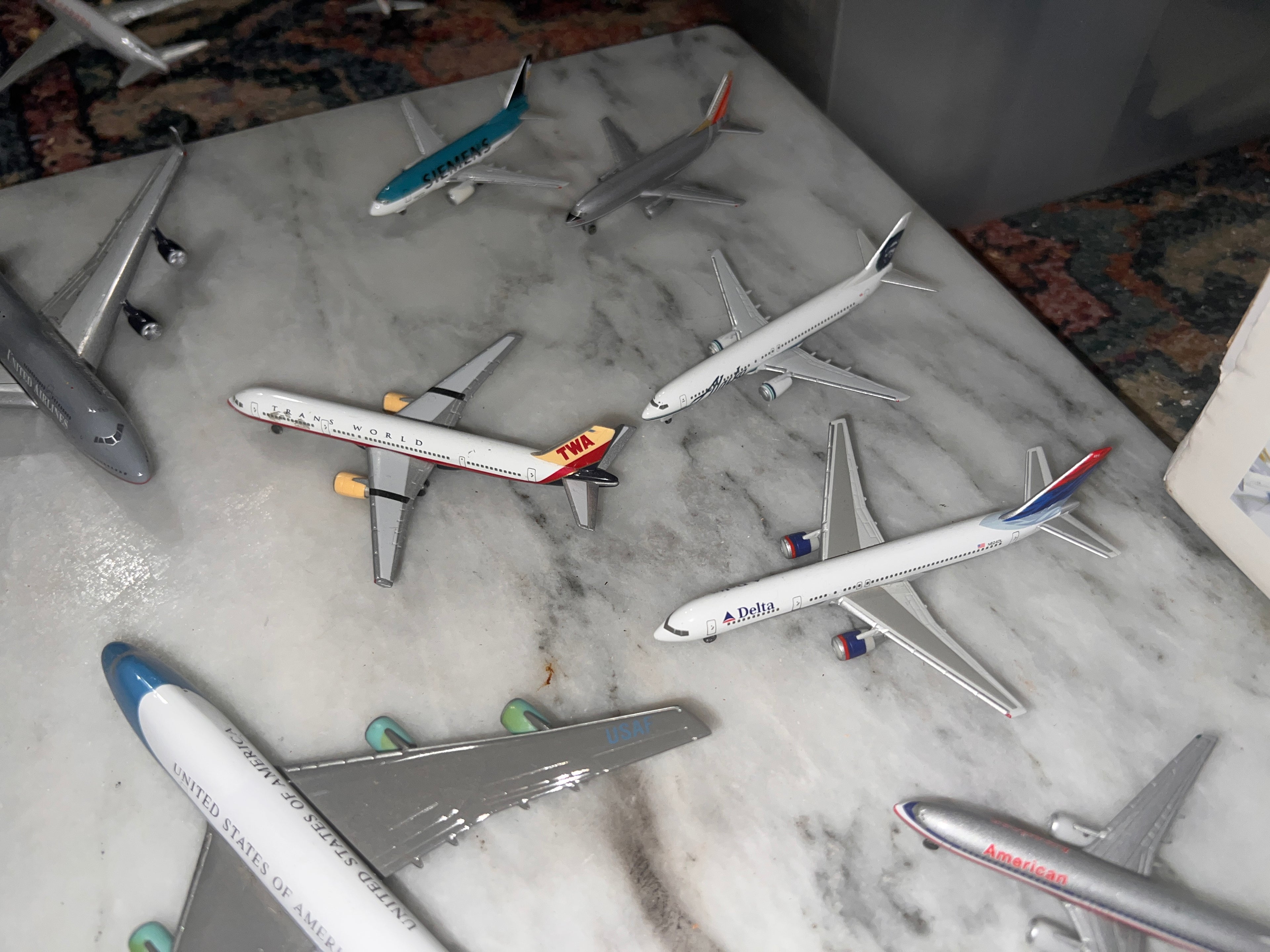 Bundle of Herpa Model Airplanes 1:500 rare 10 total