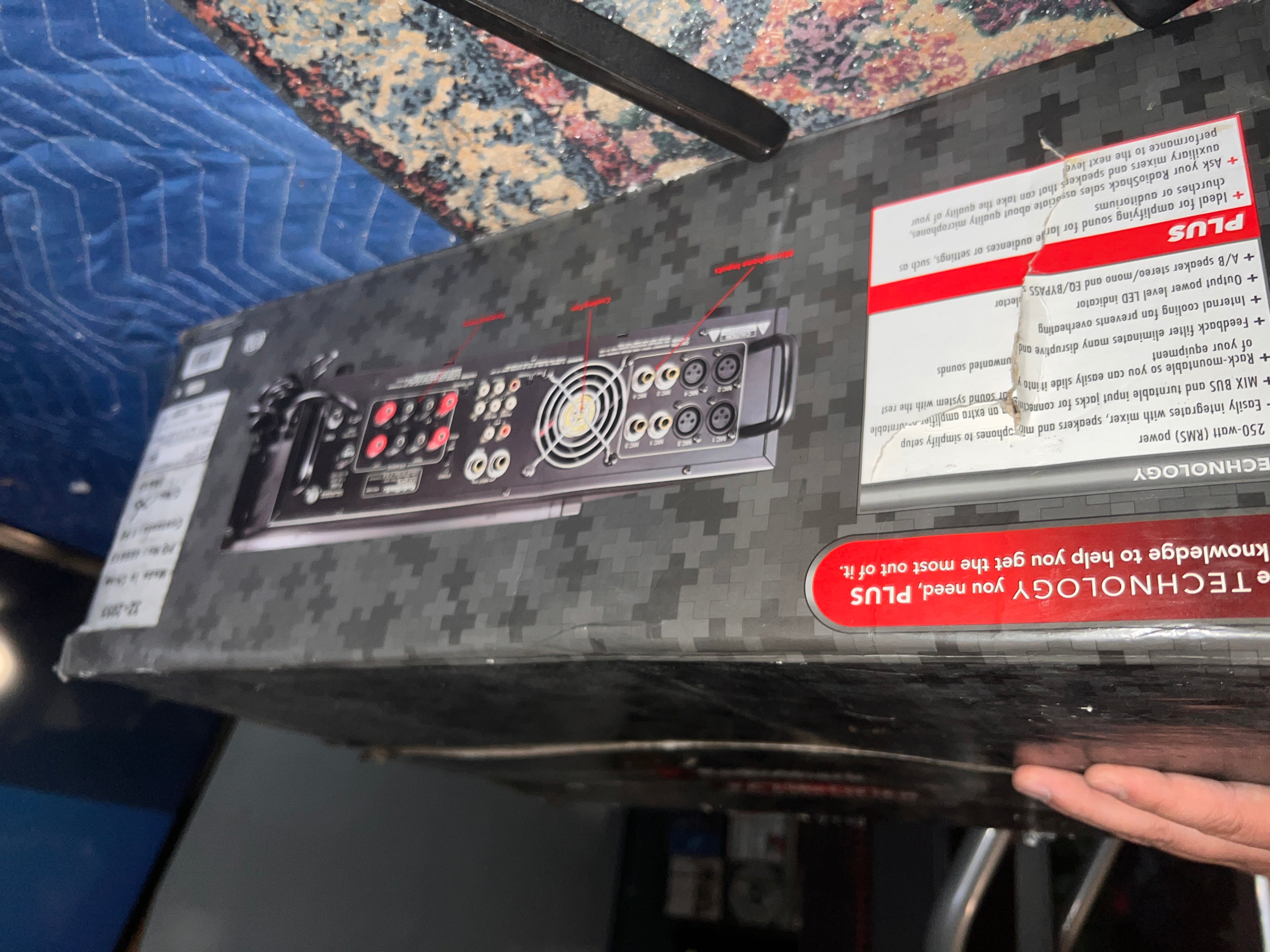 Radioshack 250 Watt PA Amplifier Stereo System