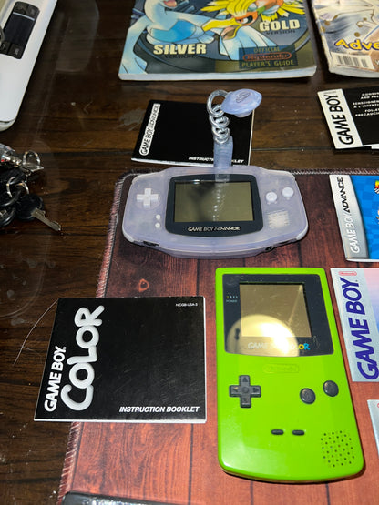 Vintage Gameboy Console and Game Lot Pokemon and more!