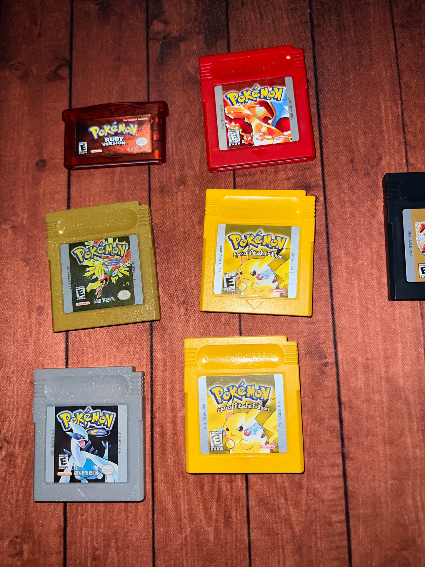 Vintage Gameboy Console and Game Lot Pokemon and more!