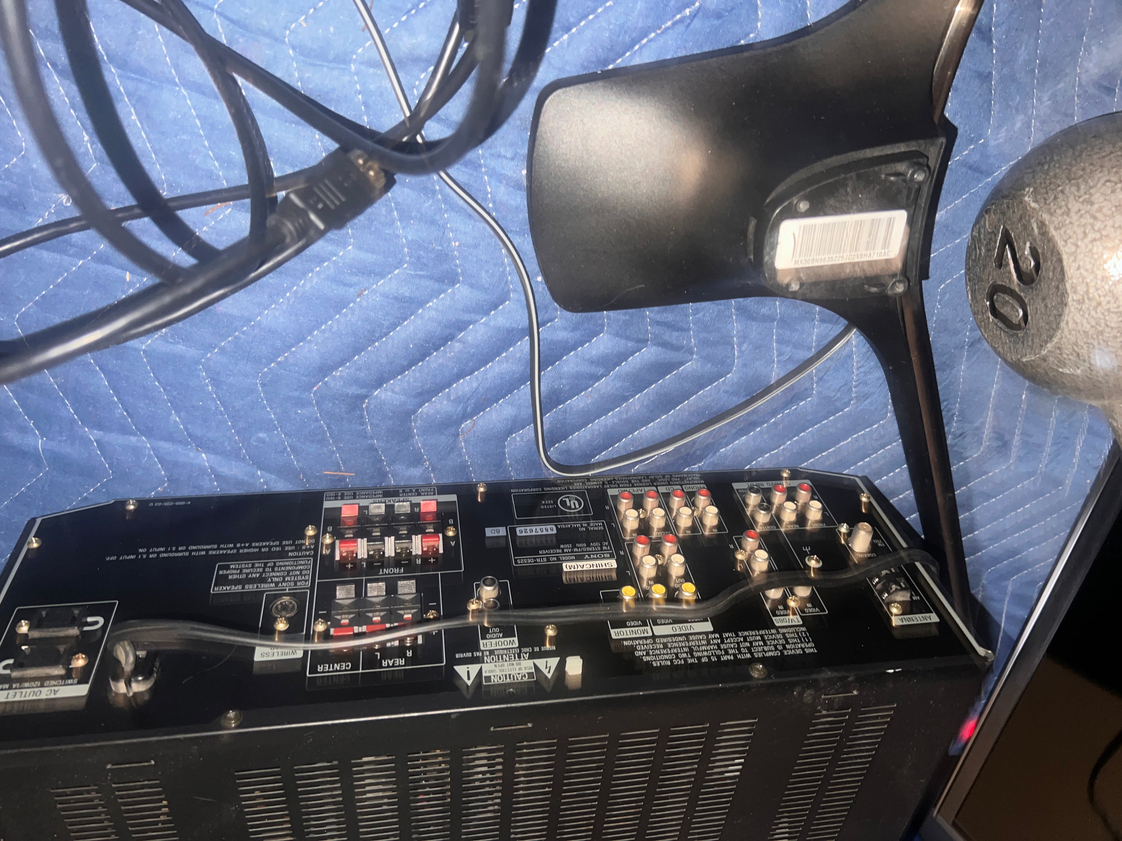 Sony STR-DE525 5.1ch Dolby Surround FM Stereo/FM-AM Receiver A/V Control Center