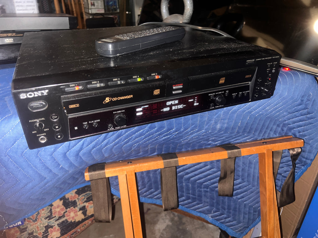 Sony RCD-W500C 5 Disc CD Changer Player/Recorder with Remote