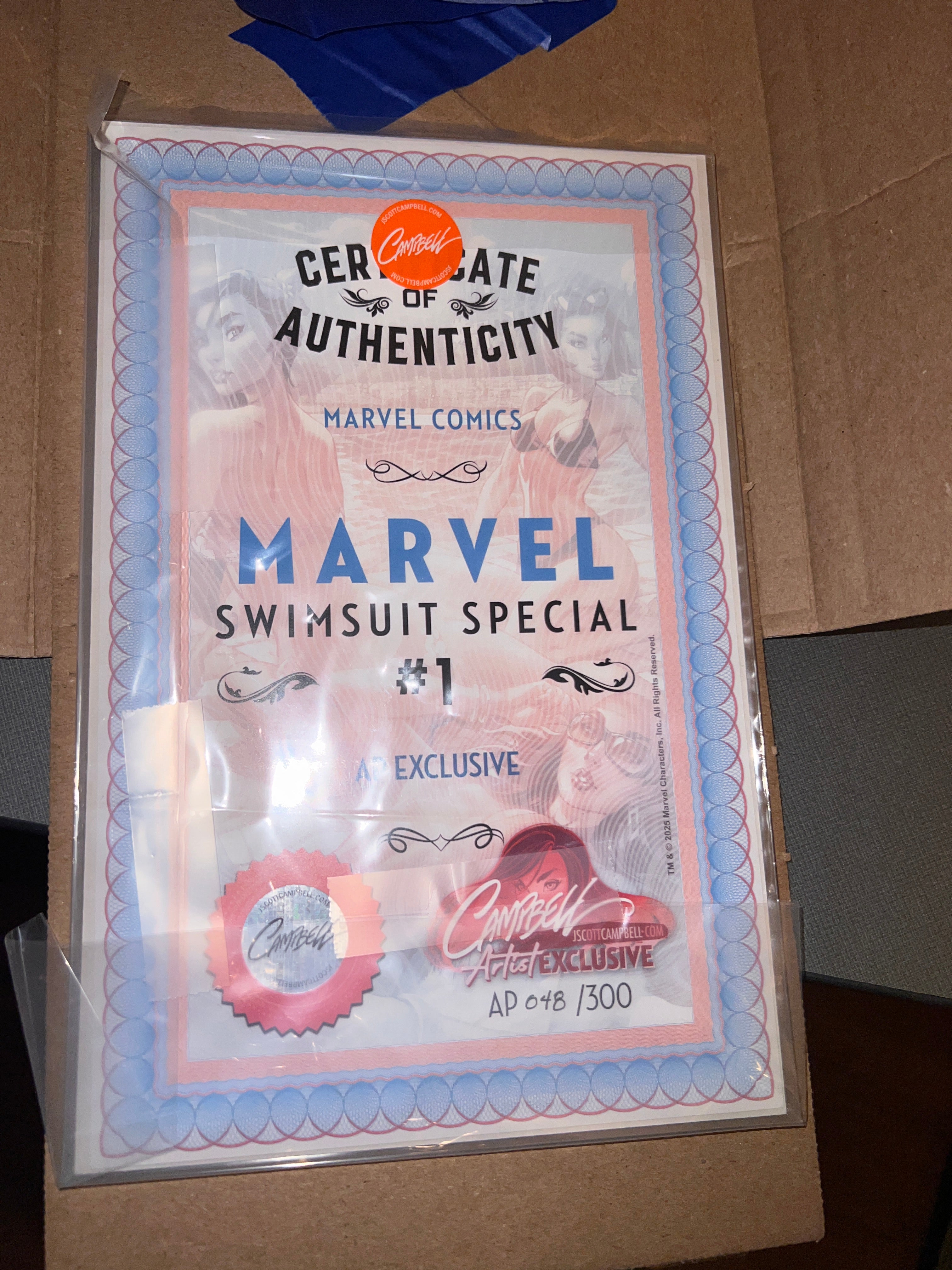 Marvel Swimsuit Special FFR #1 AP (1 to 300) JSC Artist (2025)