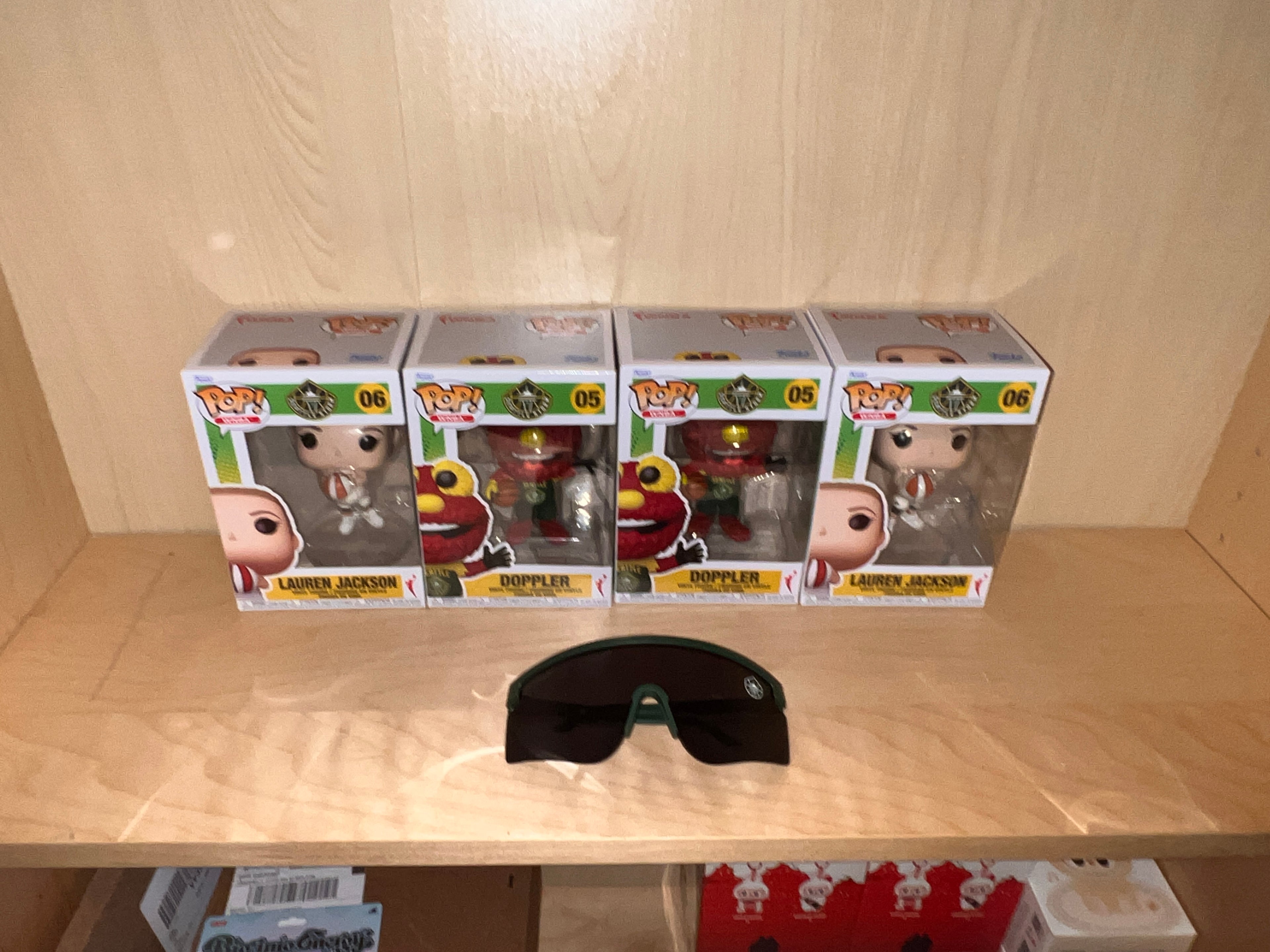 Seattle Storm Funko Collectibles and Game glasses