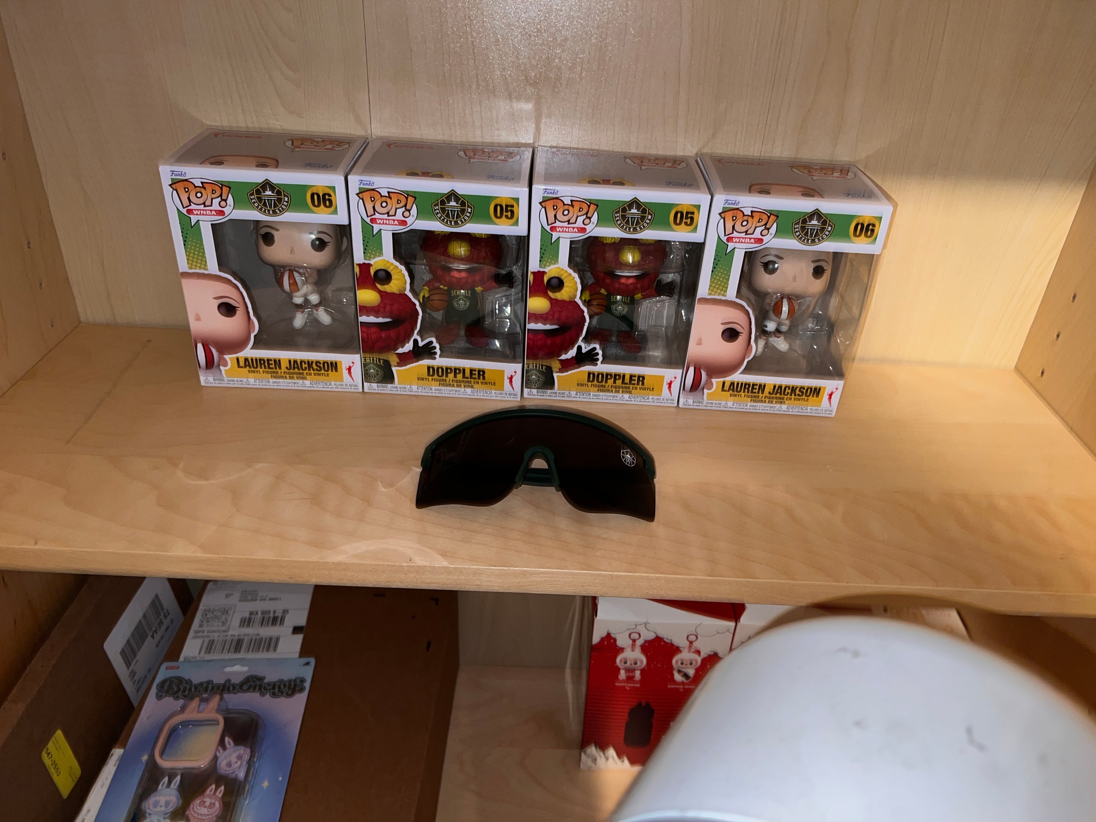Seattle Storm Funko Collectibles and Game glasses