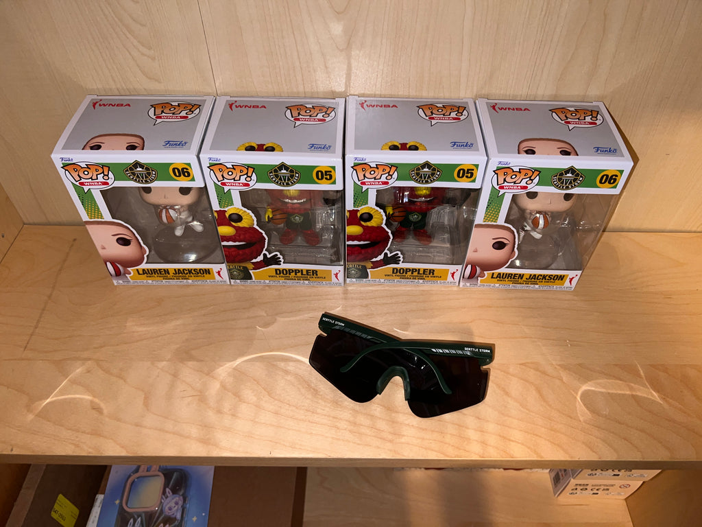Seattle Storm Funko Collectibles and Game glasses