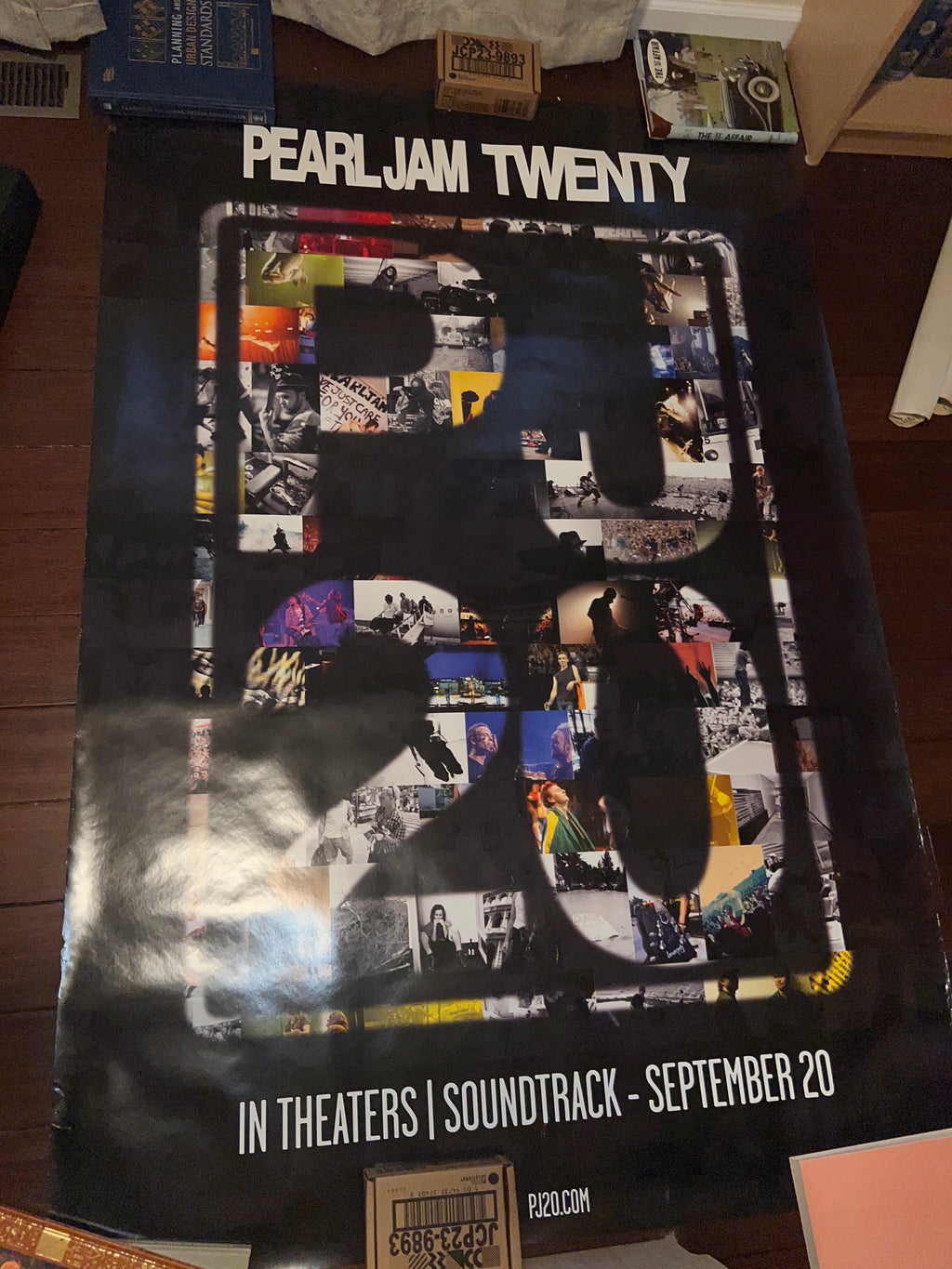 Pearl Jam PJ 20 Theatres Sept 20 Extra Large Poster 48 x 72