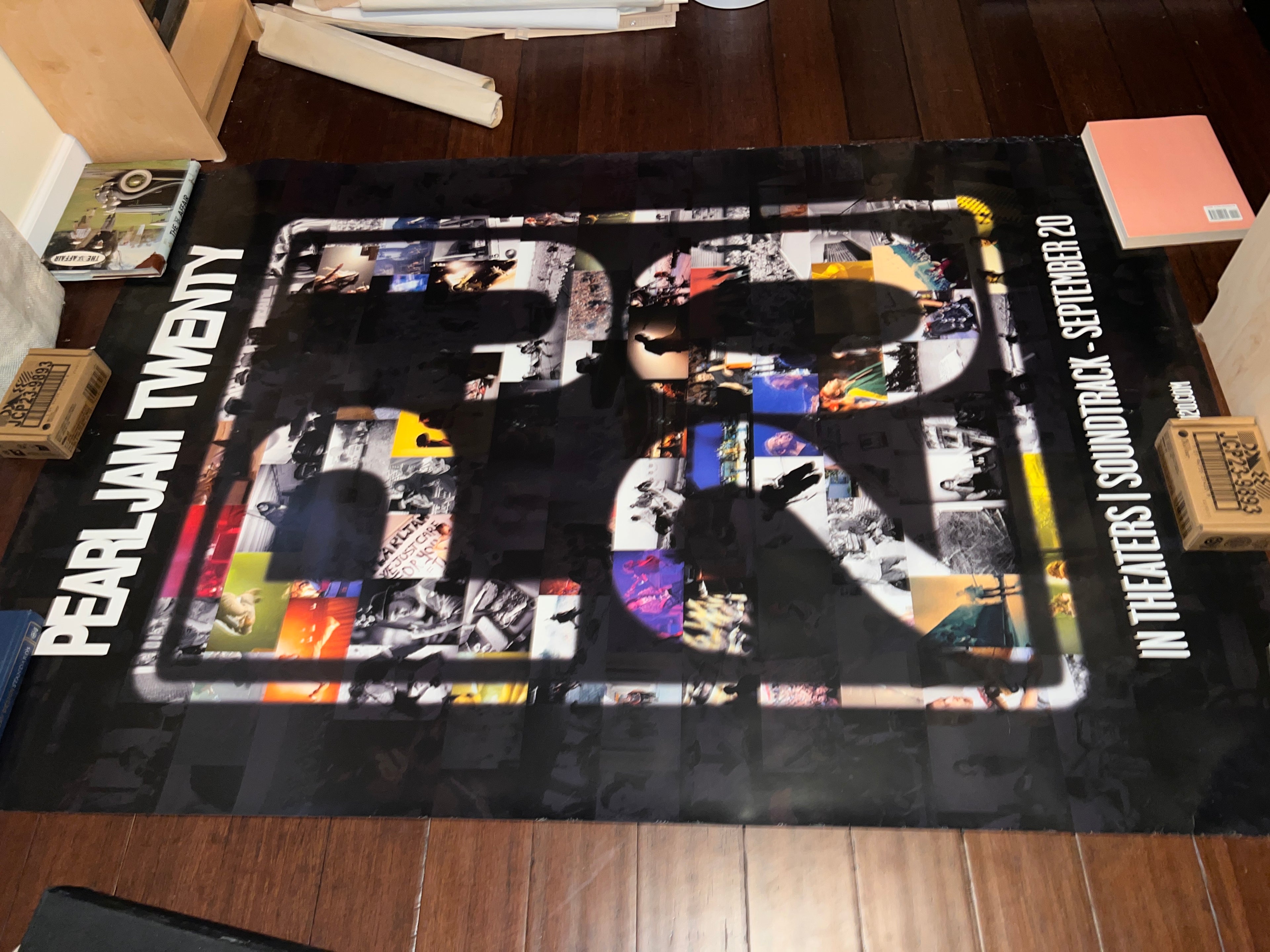 Pearl Jam PJ 20 Theatres Sept 20 Extra Large Poster 48 x 72
