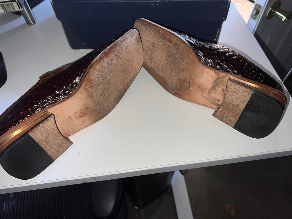 Giorgio Brutini Mens Dress Shoes Size 9.5 4004-0330 Taupe Brown