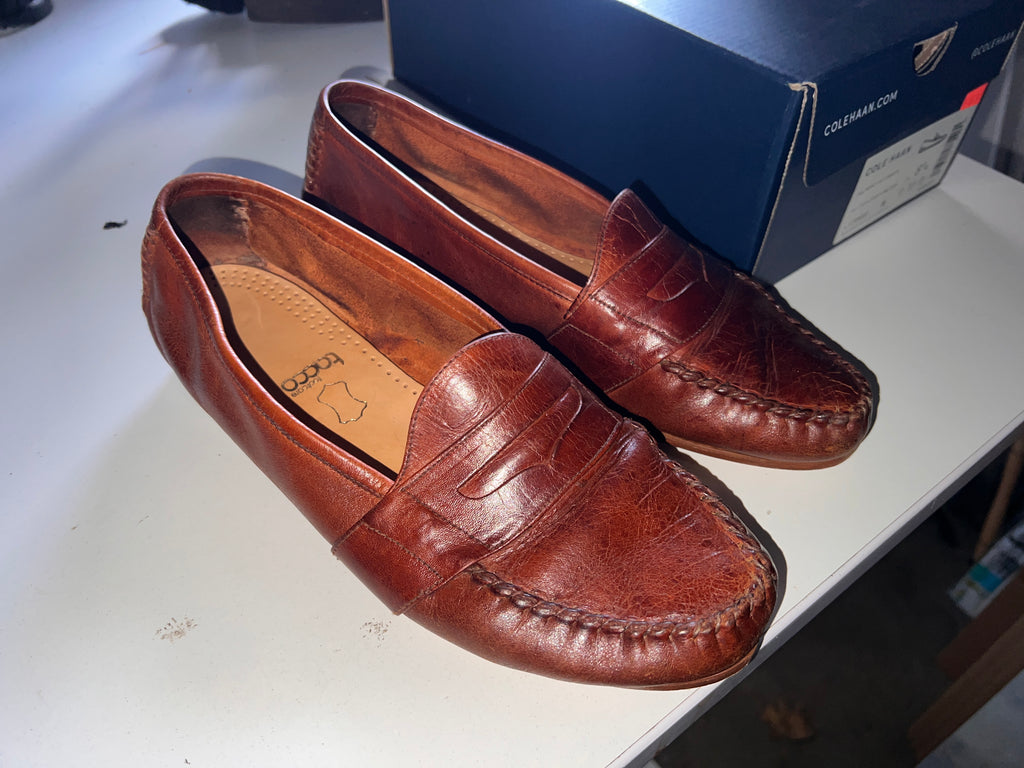 Wyatt Bit driver Cole Haan Mens Shoes Size 8.5 Bloodstone