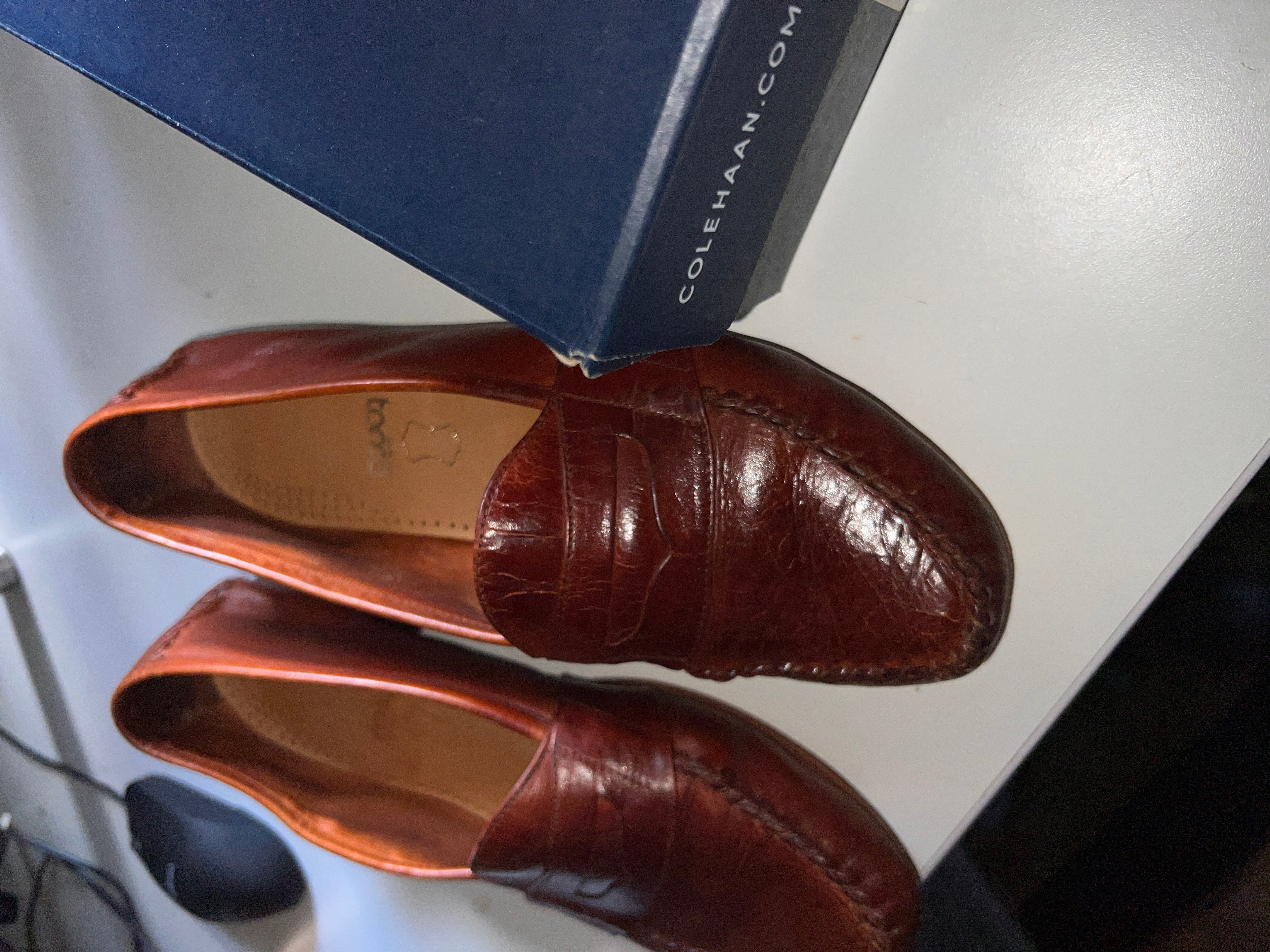 Wyatt Bit driver Cole Haan Mens Shoes Size 8.5 Bloodstone