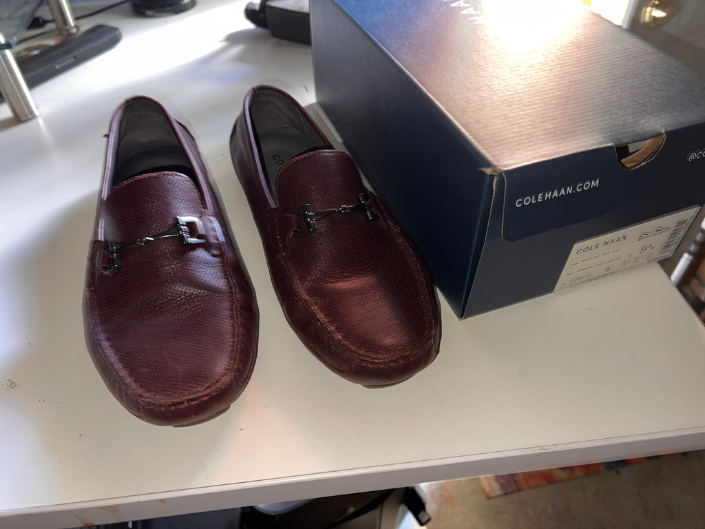 Nantucket PNY Cole Haan Mens Shoes Size 9.5 Mineral Red